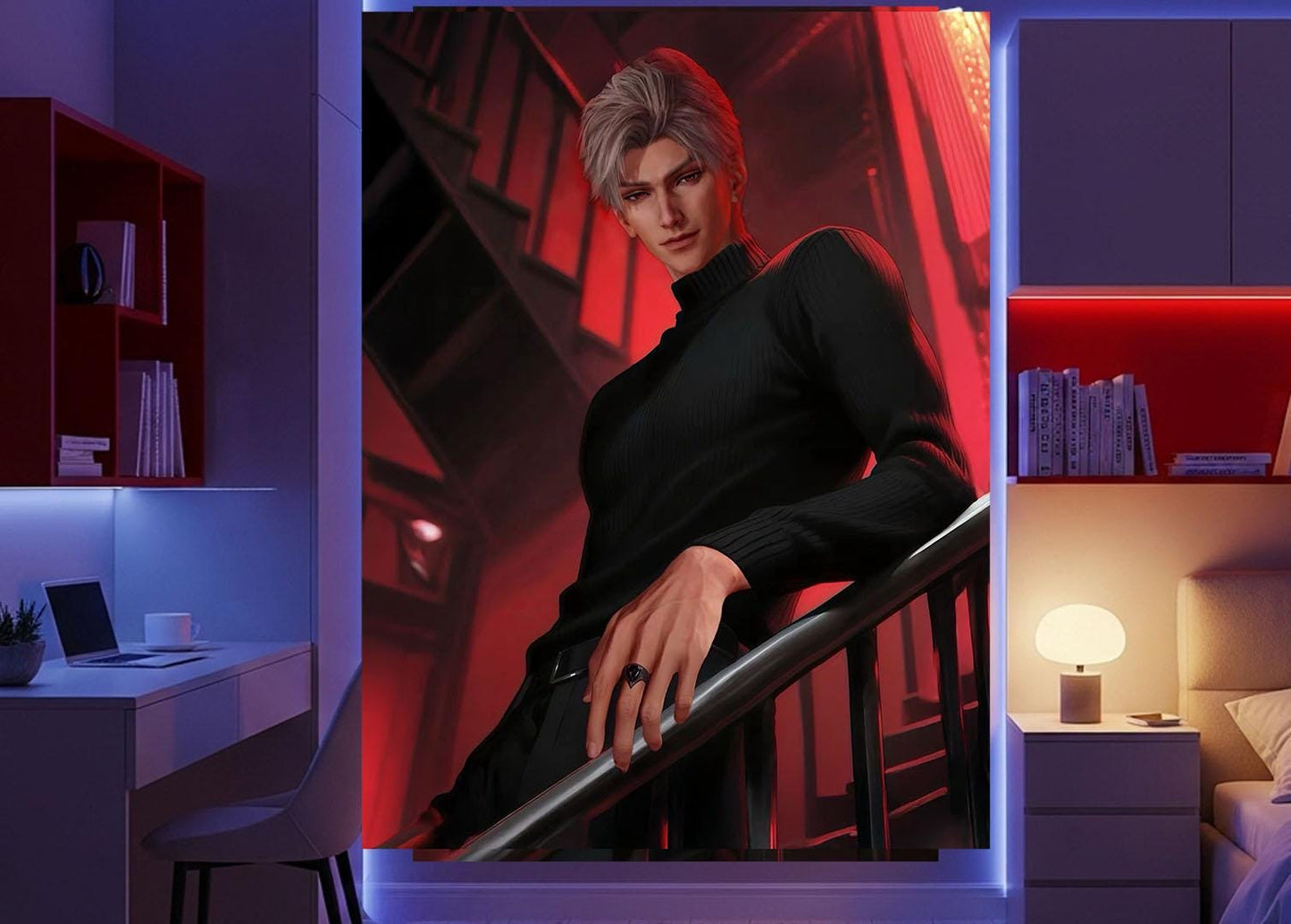 Sylus Hanging Tapestry | Love and Deepspace | Personalized Wall Art | Polyester Fabric | Ship Flag Banner