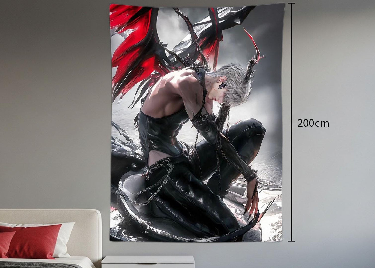 Sylus Hanging Tapestry | Love and Deepspace | Personalized Wall Art | Polyester Fabric | Ship Flag Banner