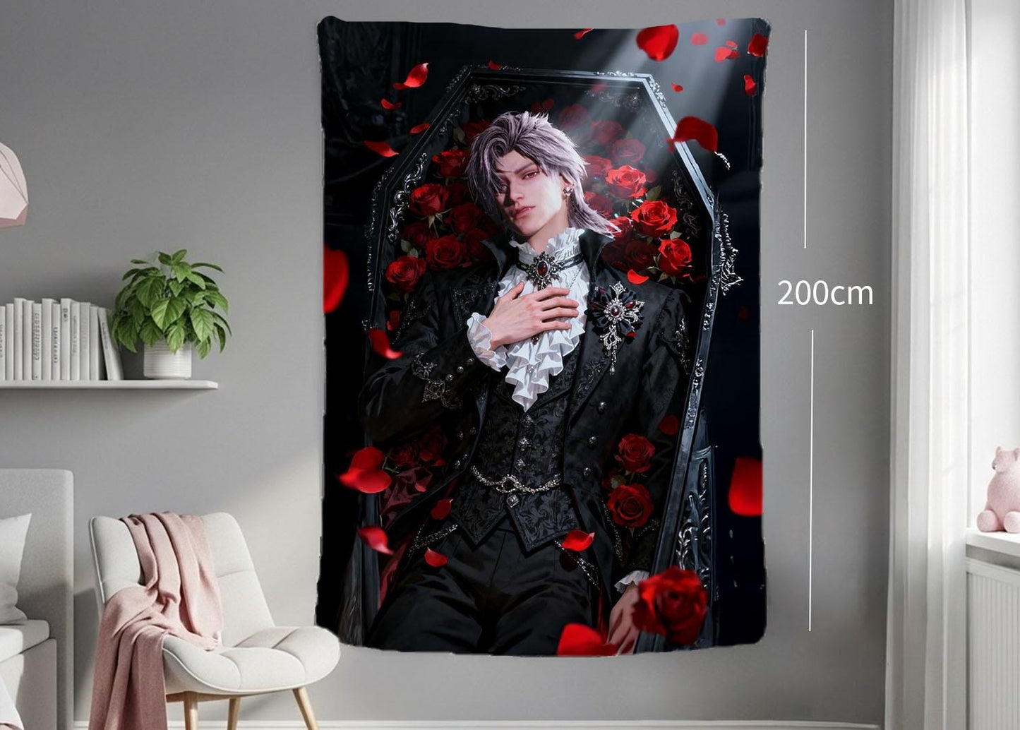 Sylus Hanging Tapestry | Love and Deepspace | Personalized Wall Art | Polyester Fabric | Ship Flag Banner