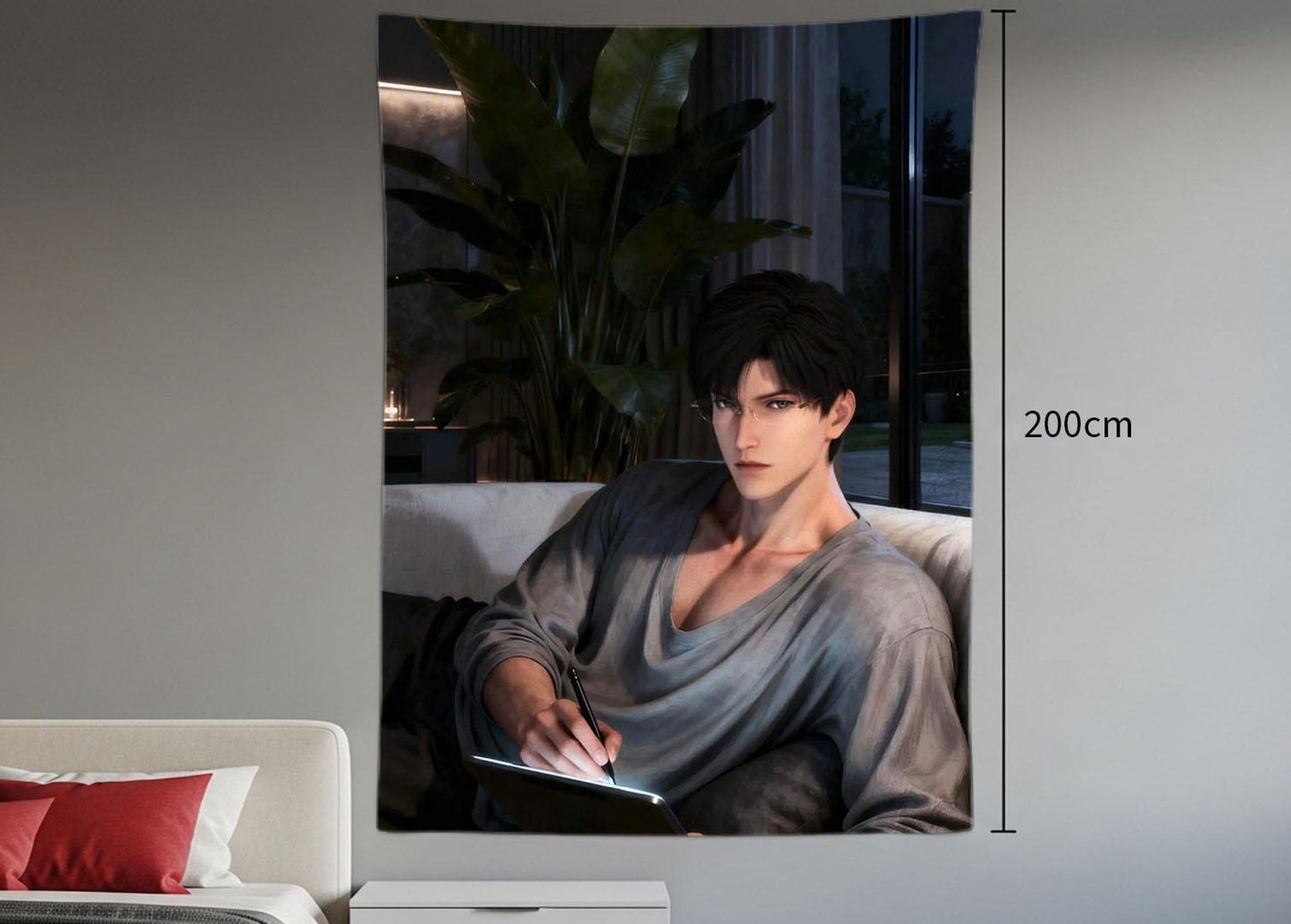 Zayne Tapestry: Love and Deepspace Wall Art, Custom Print