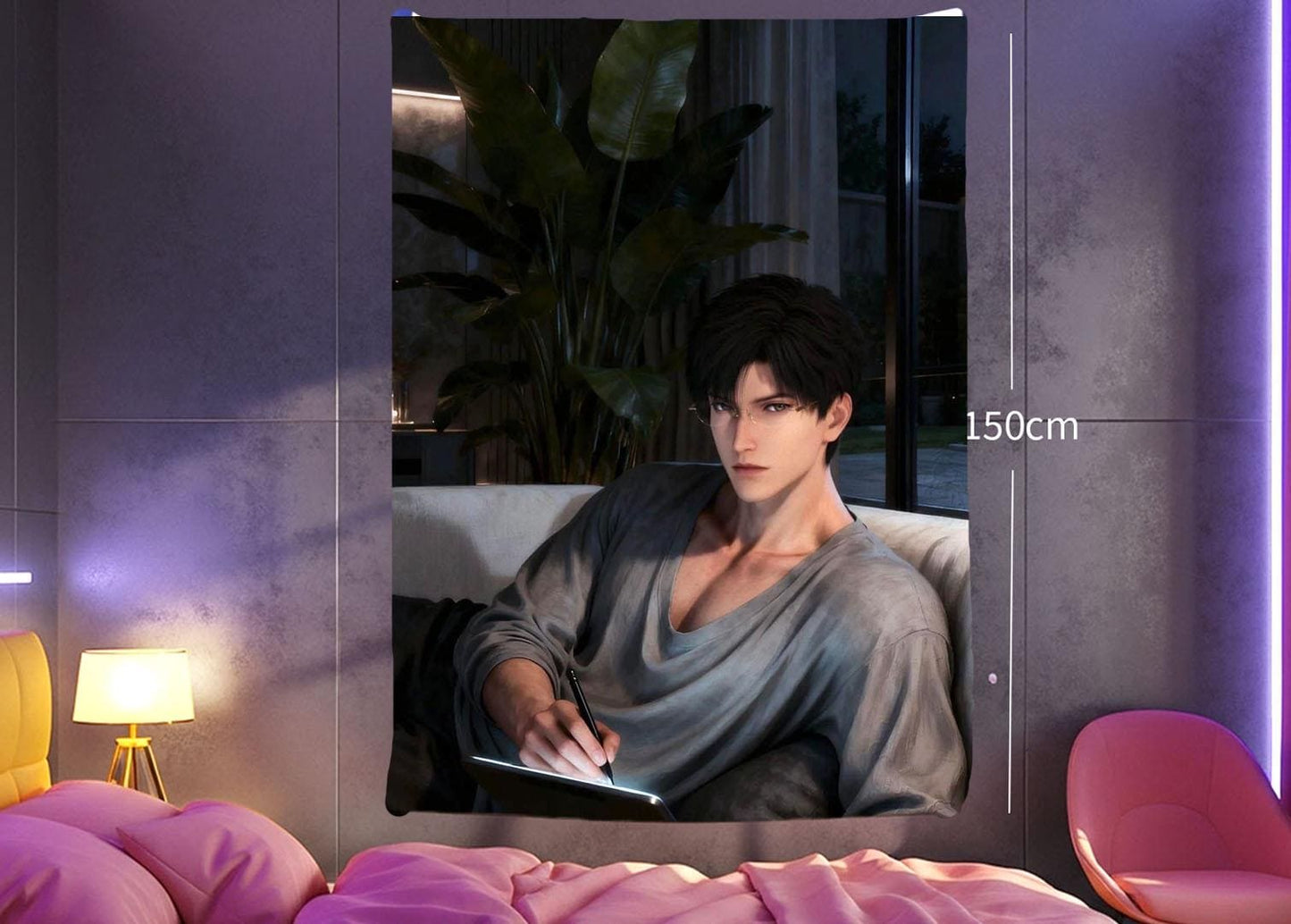 Zayne Tapestry: Love and Deepspace Wall Art, Custom Print