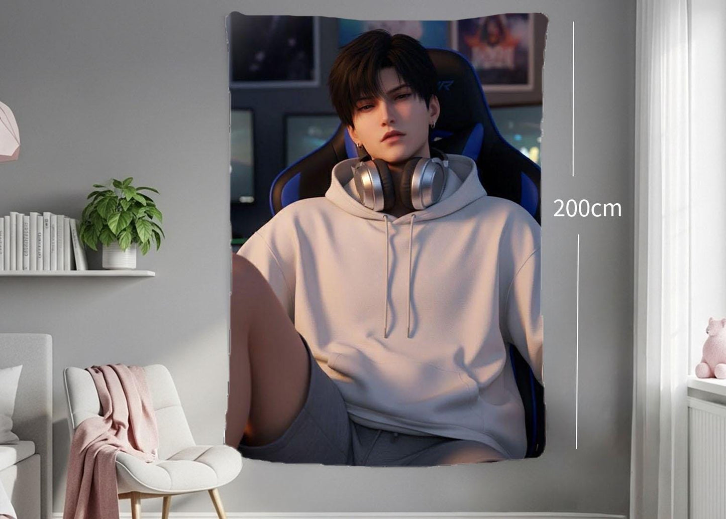 Zayne Tapestry: Love and Deepspace Wall Art, Custom Print