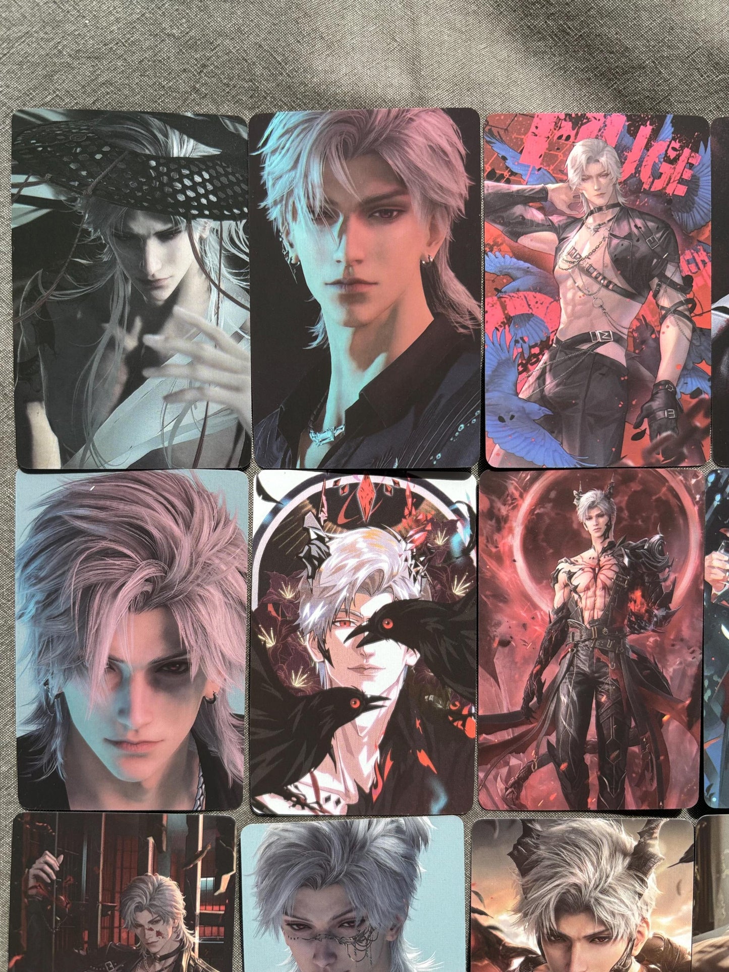 50pcs/set Sylus photo cards! Love and Deepspace LaDS Xavier Rafayel Zayne Caleb Otome gamer gift