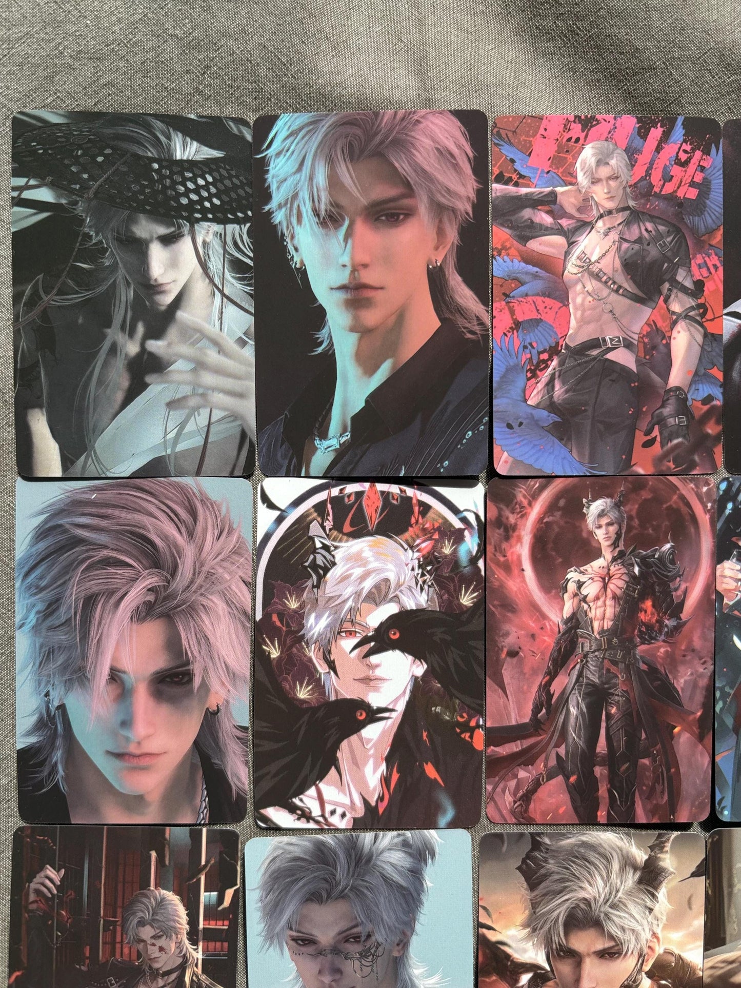 50pcs/set Sylus photo cards! Love and Deepspace LaDS Xavier Rafayel Zayne Caleb Otome gamer gift