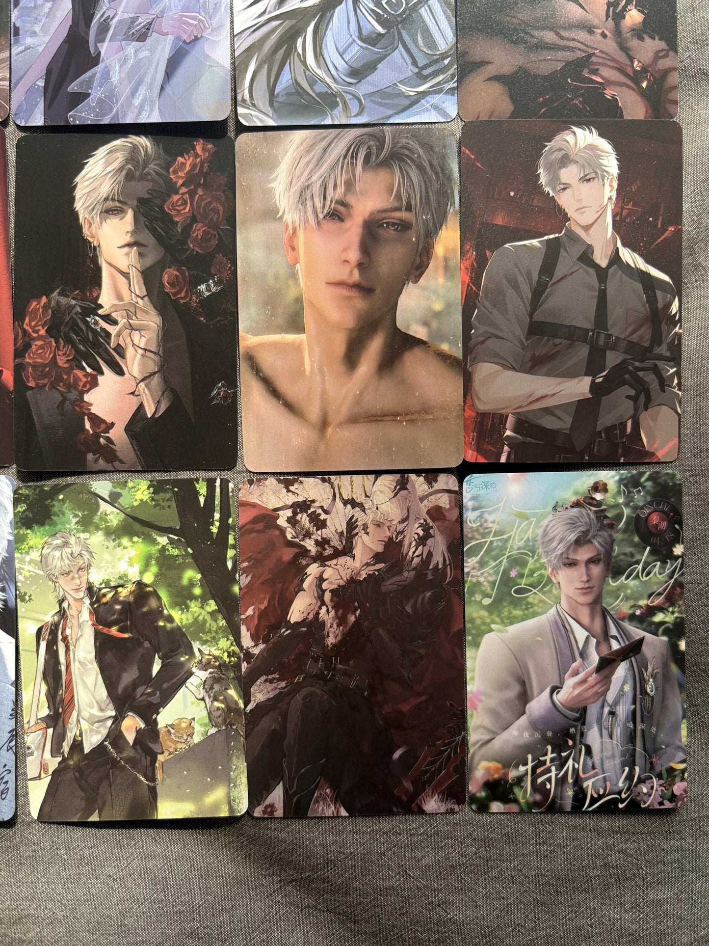 50pcs/set Sylus photo cards! Love and Deepspace LaDS Xavier Rafayel Zayne Caleb Otome gamer gift