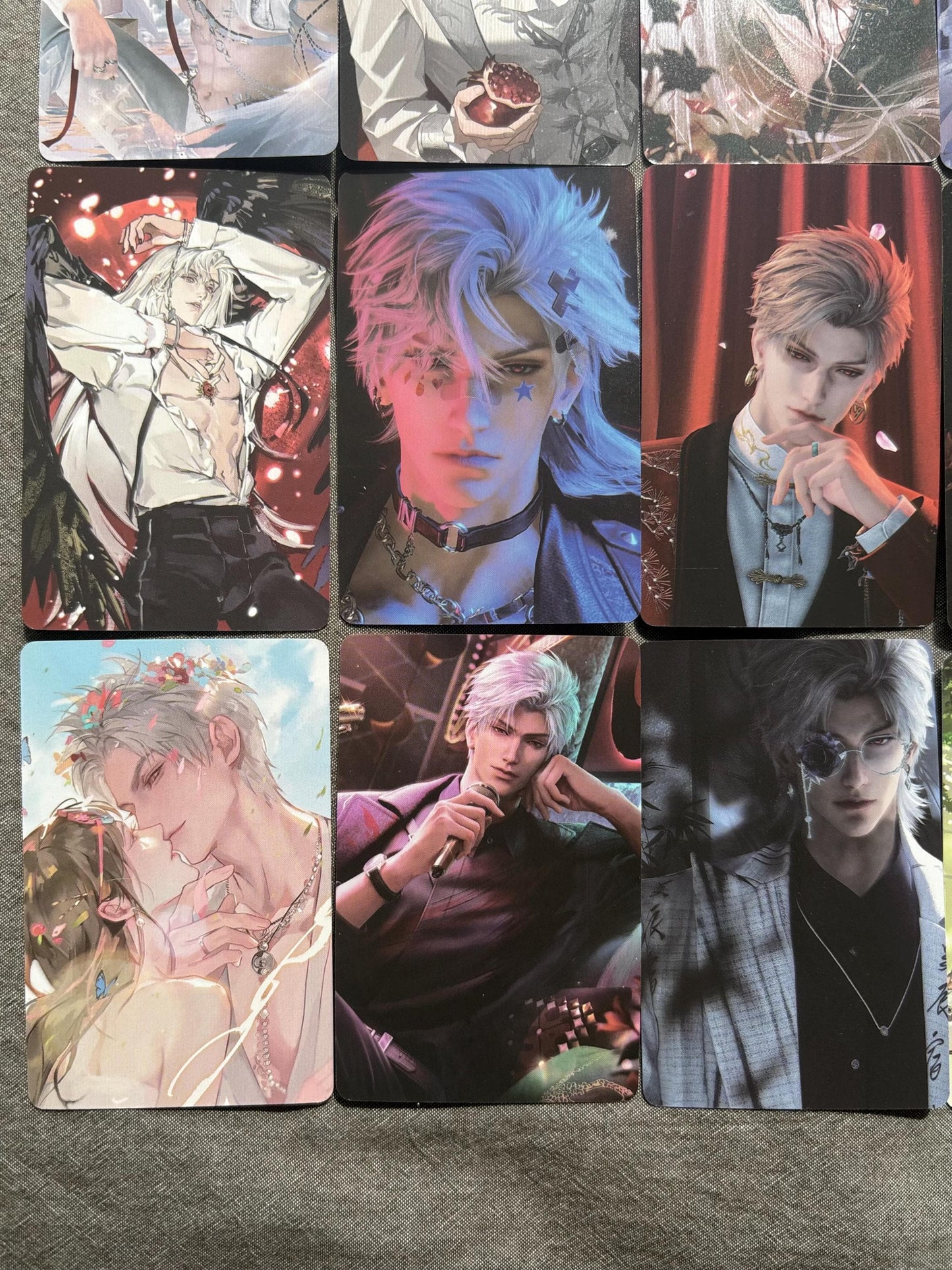 50pcs/set Sylus photo cards! Love and Deepspace LaDS Xavier Rafayel Zayne Caleb Otome gamer gift