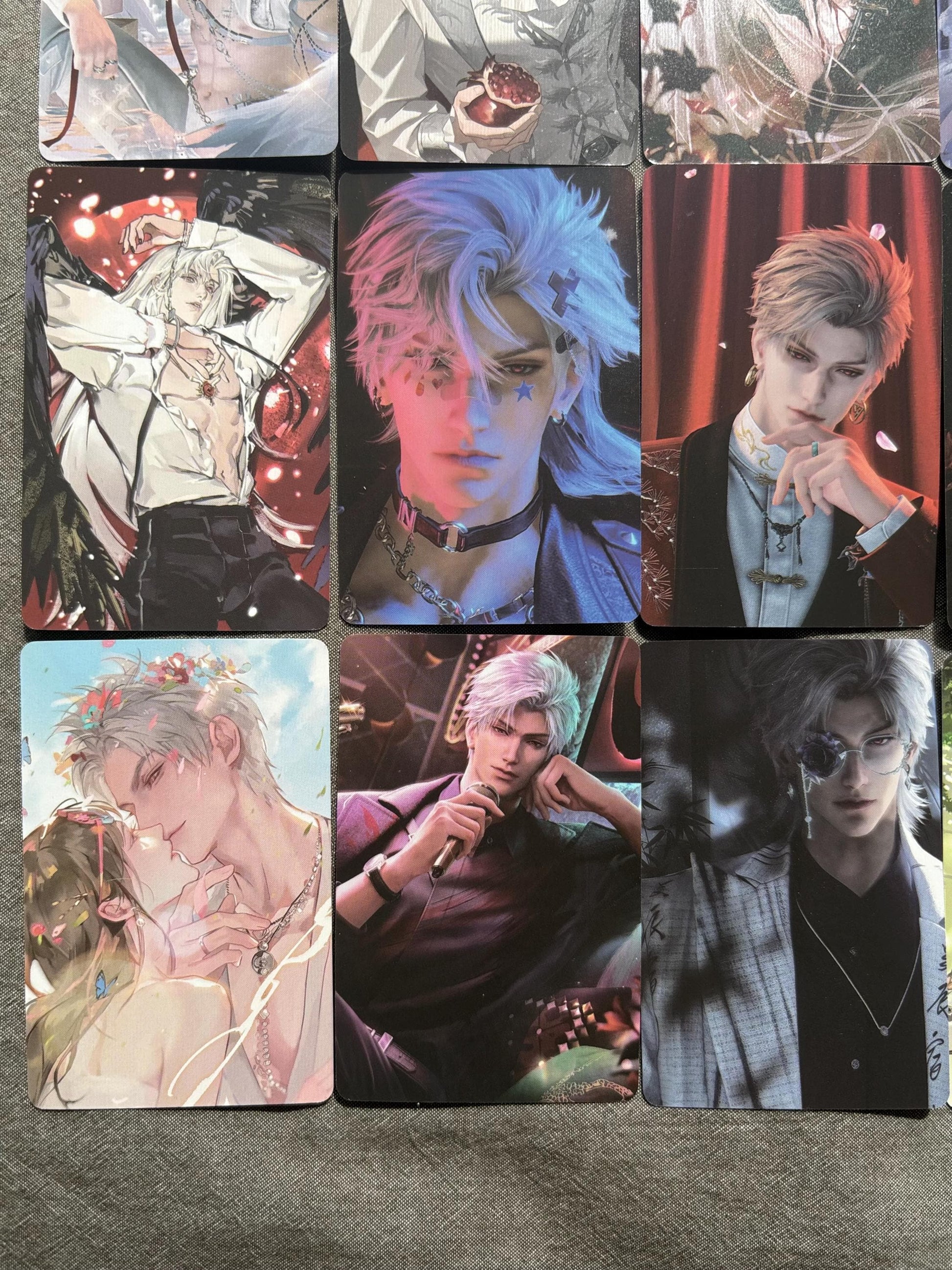 50pcs/set Sylus photo cards! Love and Deepspace LaDS Xavier Rafayel Zayne Caleb Otome gamer gift