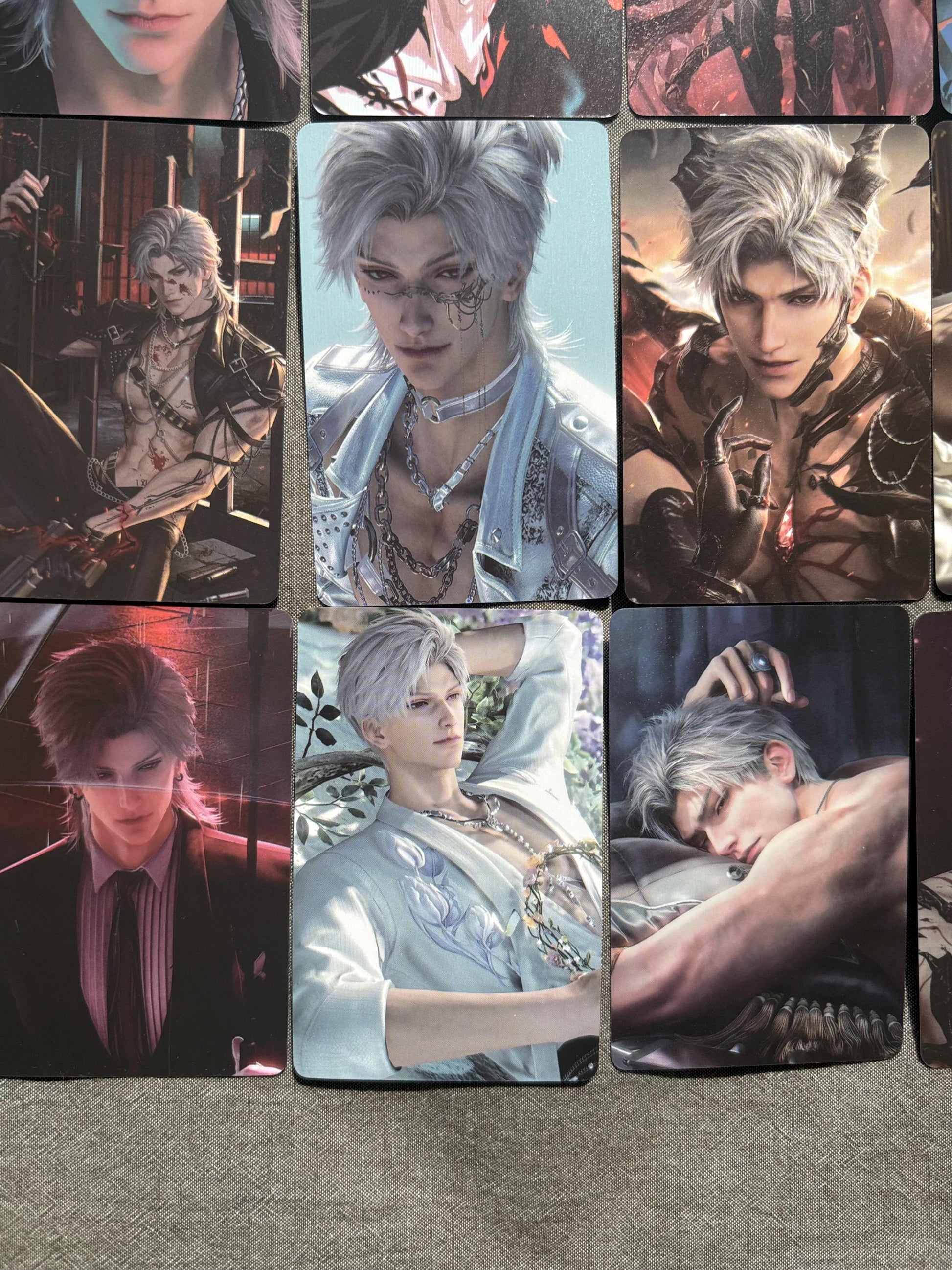 50pcs/set Sylus photo cards! Love and Deepspace LaDS Xavier Rafayel Zayne Caleb Otome gamer gift