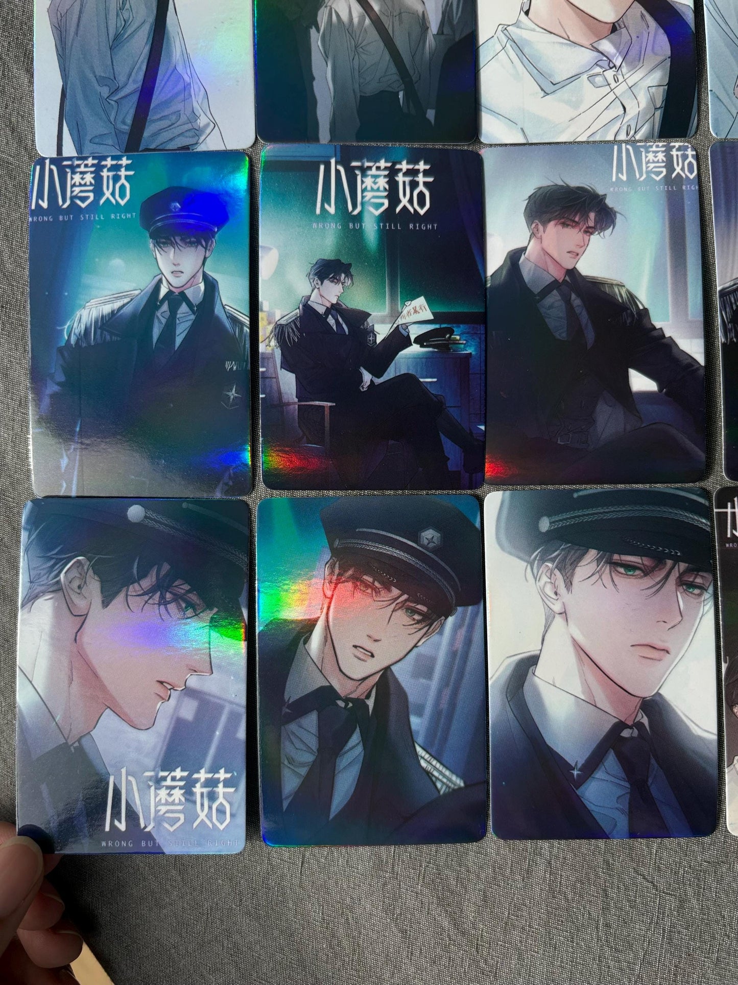 Little Mushroom 55pc holographic Lomo cards Wrong But Still Right Lu Feng An Zhe Yaoi Korean Manhua SciFi BL manga C019