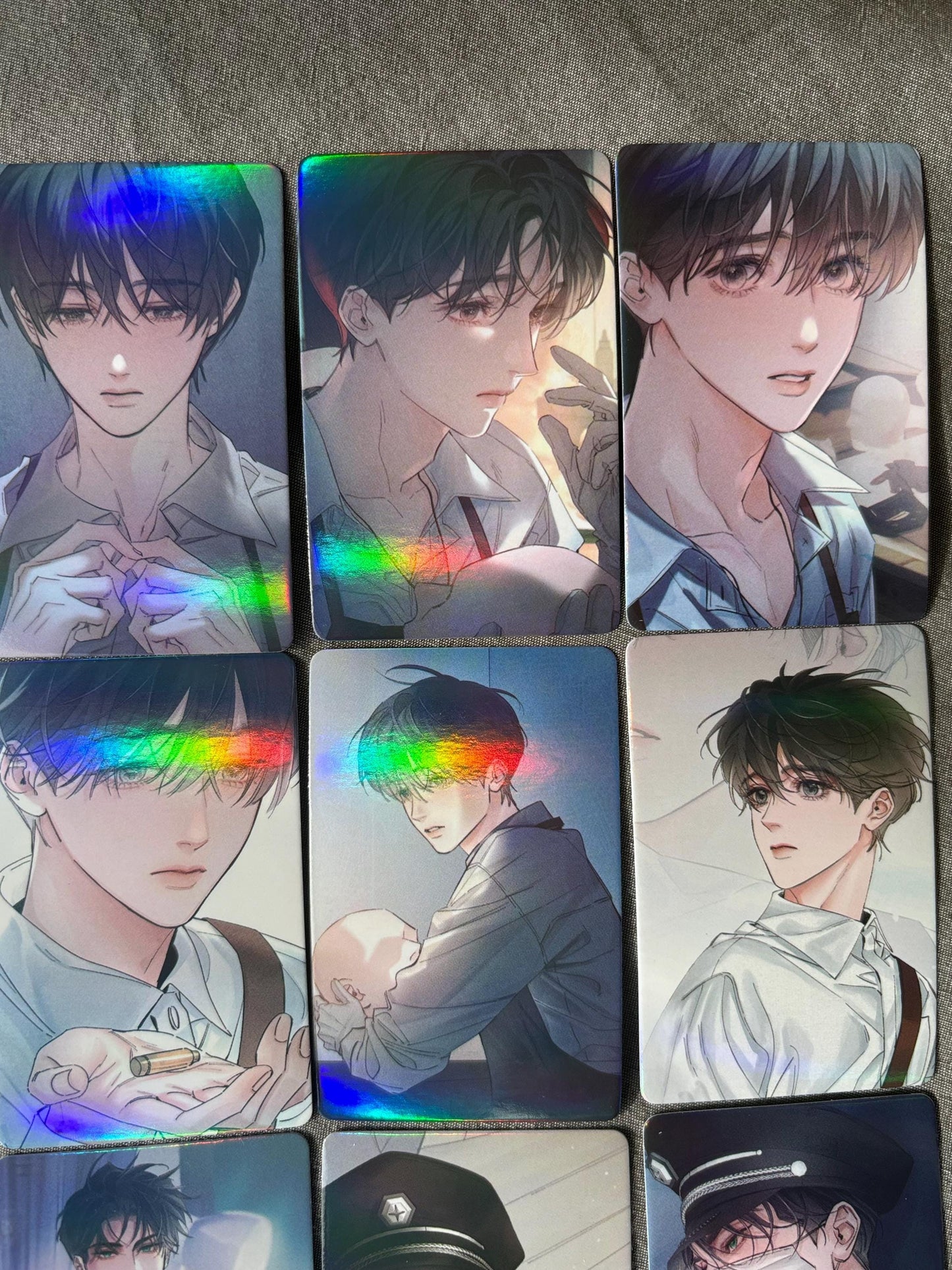 Little Mushroom 55pc holographic Lomo cards Wrong But Still Right Lu Feng An Zhe Yaoi Korean Manhua SciFi BL manga C019