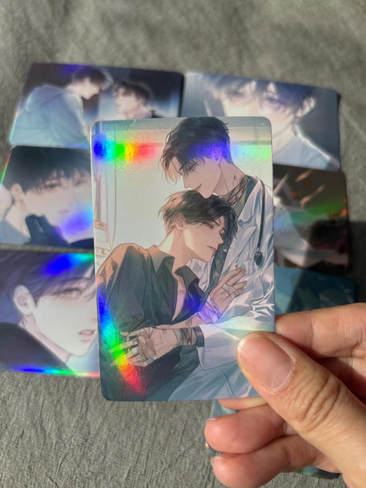 Little Mushroom Lomo Cards: SciFi BL Manga Collectibles (50pc)