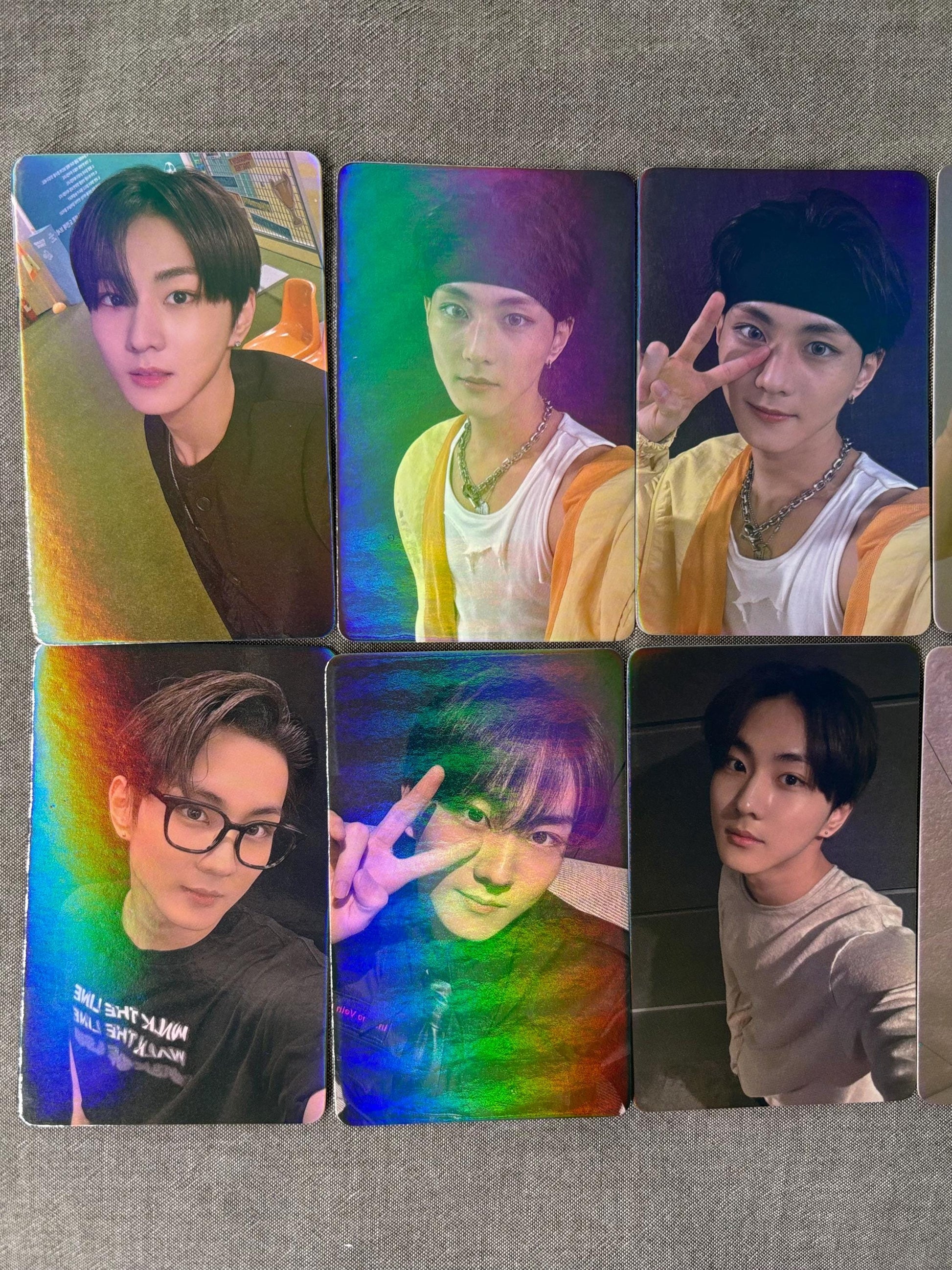 Jungwon 50pc/set holographic cards E N H Y P E N Kpop boy group merch lomo photocards