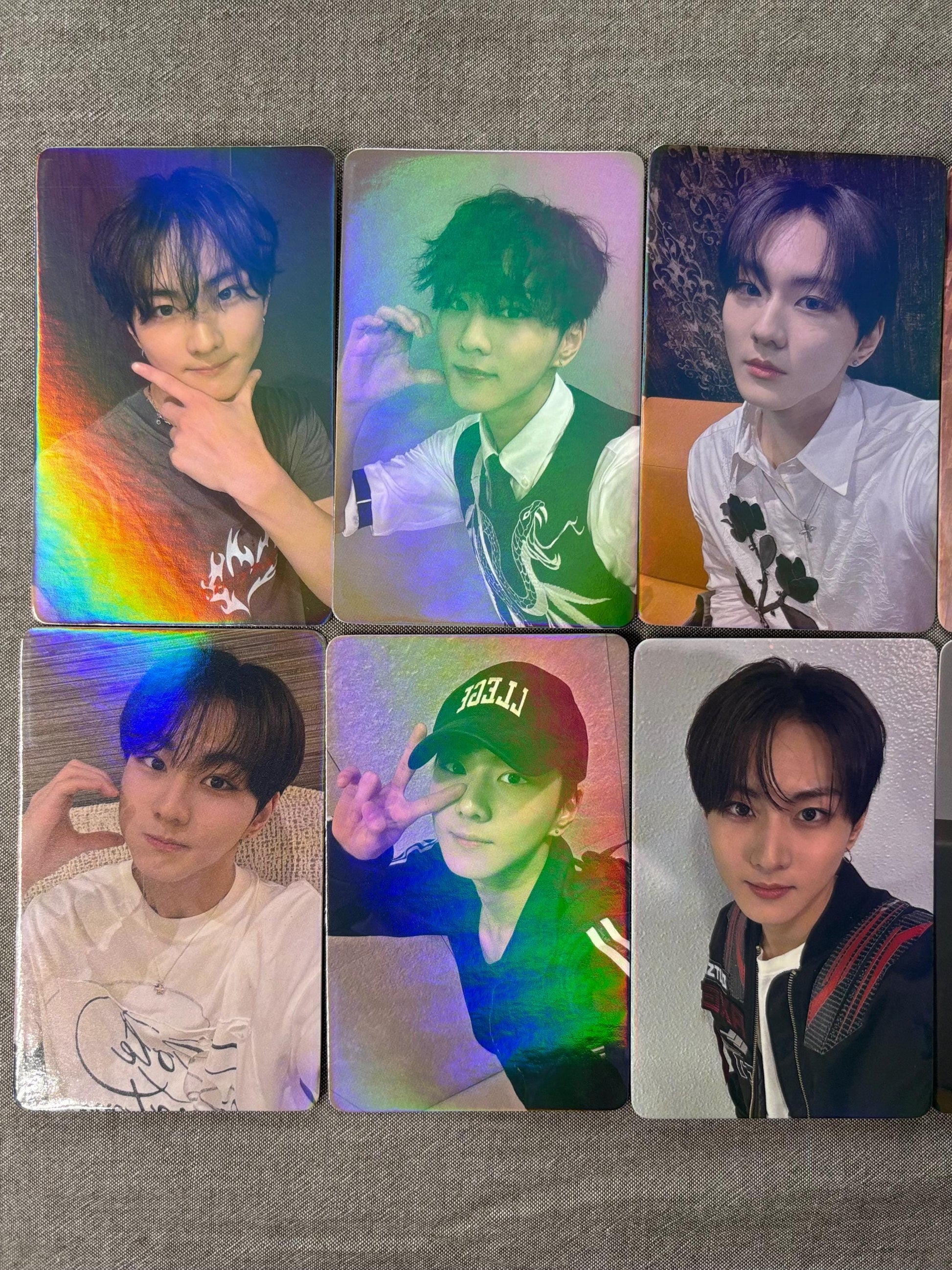 Jungwon 50pc/set holographic cards E N H Y P E N Kpop boy group merch lomo photocards