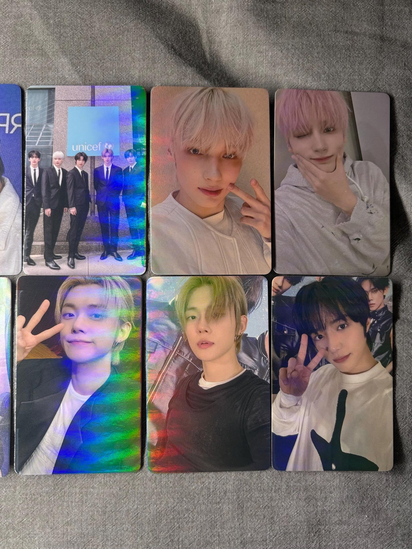 50pc/set Holographic Cards txt Yeonjun Soobin Beomgyu Taehyun HueningKai Kpop merch lomo card tommorrow x together