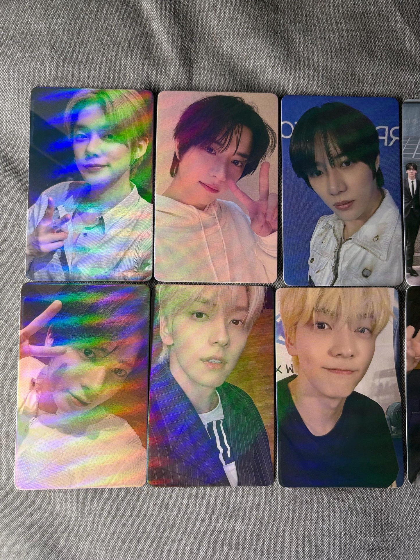 50pc/set Holographic Cards txt Yeonjun Soobin Beomgyu Taehyun HueningKai Kpop merch lomo card tommorrow x together