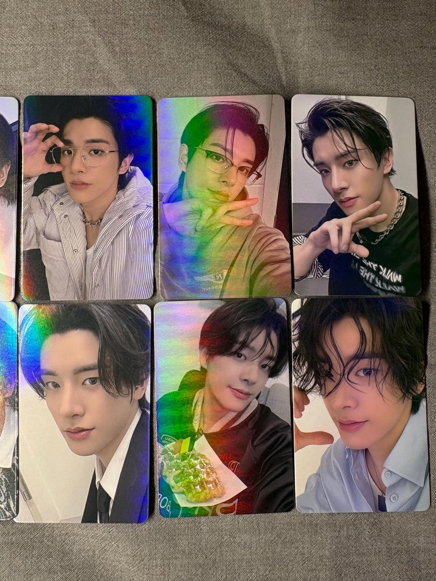 Jake 50pc/set laser cards enhypen Kpop boy group merch lomo photocards