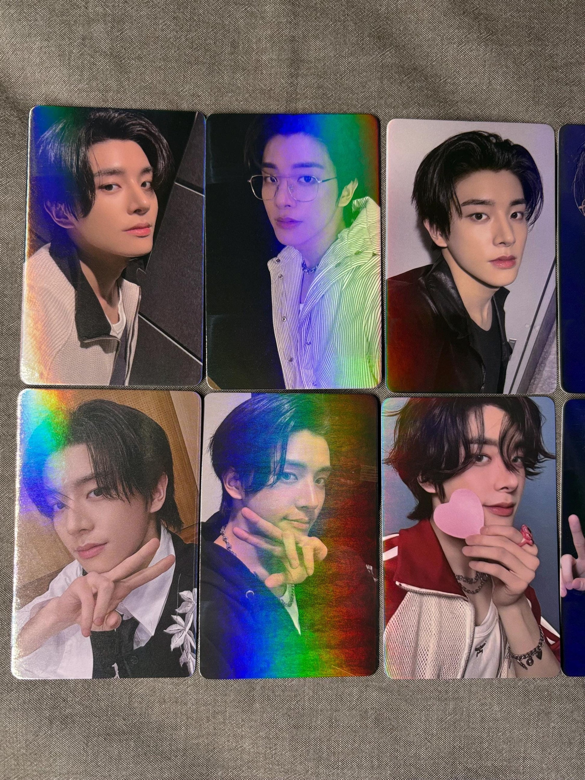 Jake 50pc/set laser cards enhypen Kpop boy group merch lomo photocards