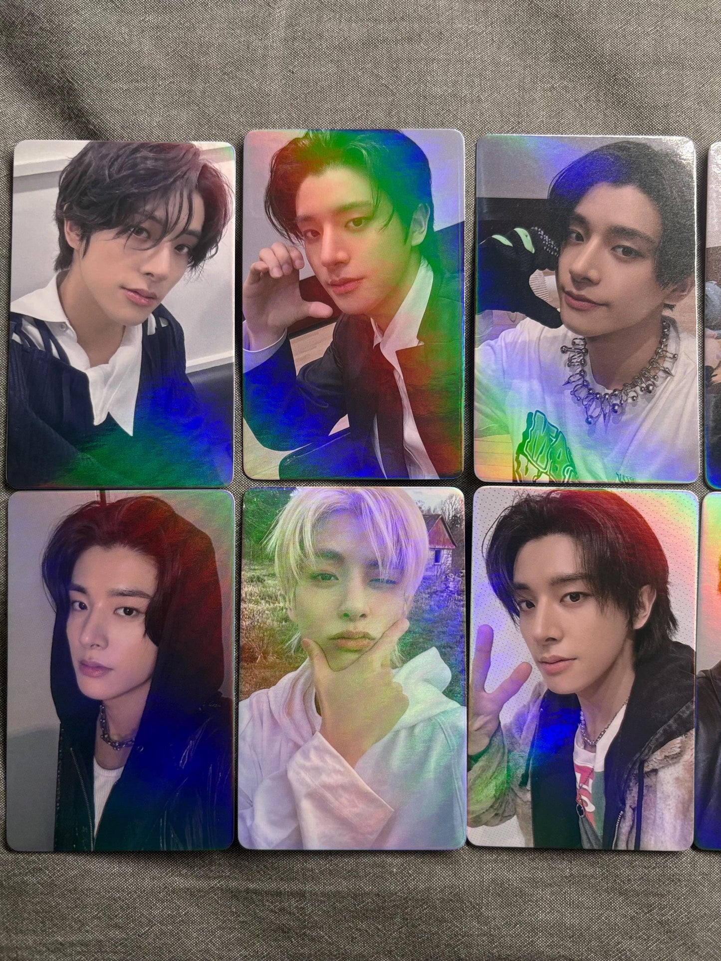 Jake 50pc/set laser cards enhypen Kpop boy group merch lomo photocards