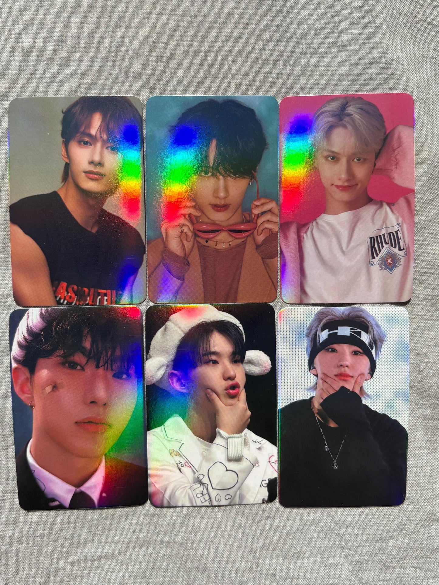 Seventeen 55pc/set Holographic Photocards SCoups Jeonghan Joshua Jun Hoshi Wonwoo Woozi DK Mingyu The8 Seungkwan Vernon Dino Kpop Lomo Card