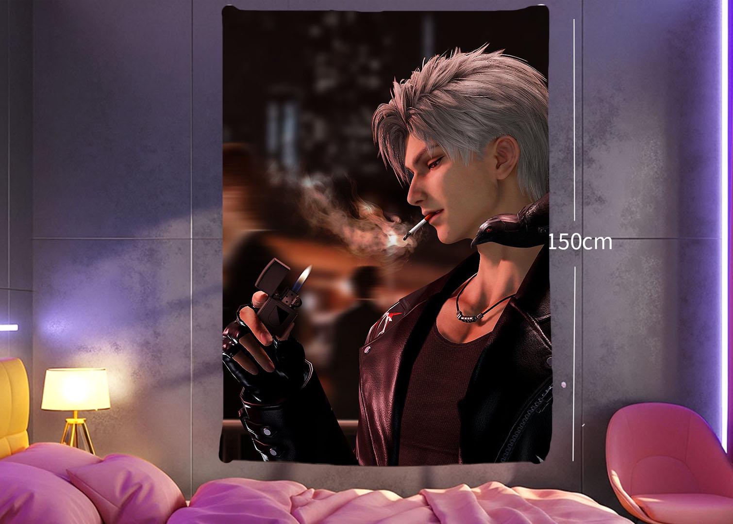 Sylus Hanging Tapestry | Love and Deepspace | Personalized Wall Art | Polyester Fabric | Ship Flag Banner