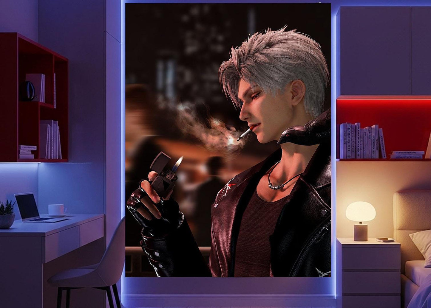 Sylus Hanging Tapestry | Love and Deepspace | Personalized Wall Art | Polyester Fabric | Ship Flag Banner