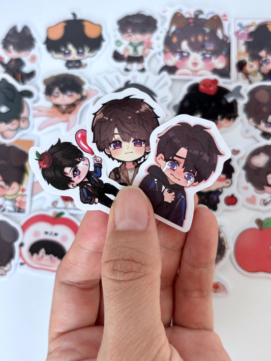 Chibi Caleb Stickers 100pcs! Love and Deepspace Otome gamer Ita bag gift
