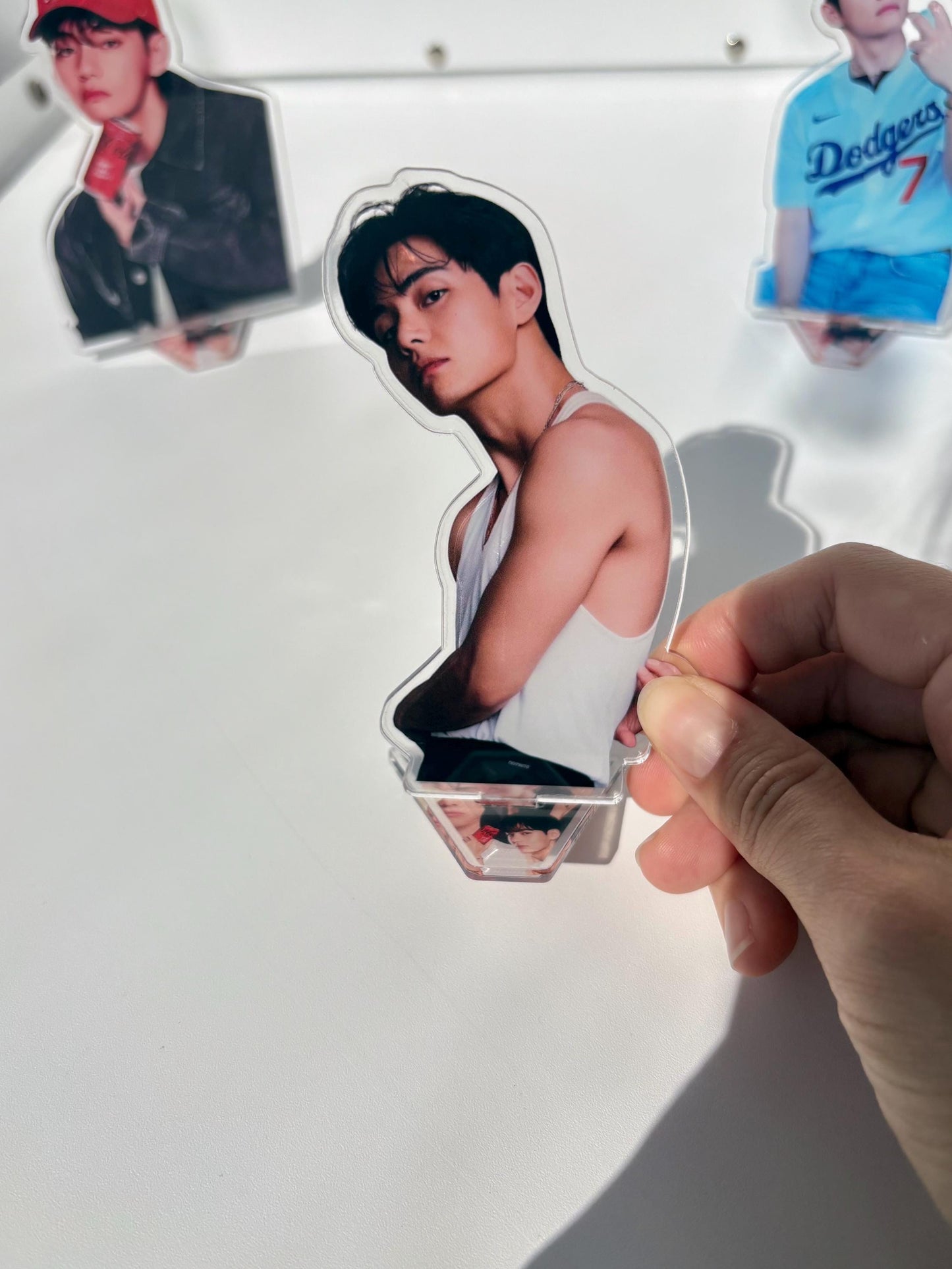 BTS Taehyung Acrylic Figure Stand Set (6pcs) Fan Made ARMY Merch