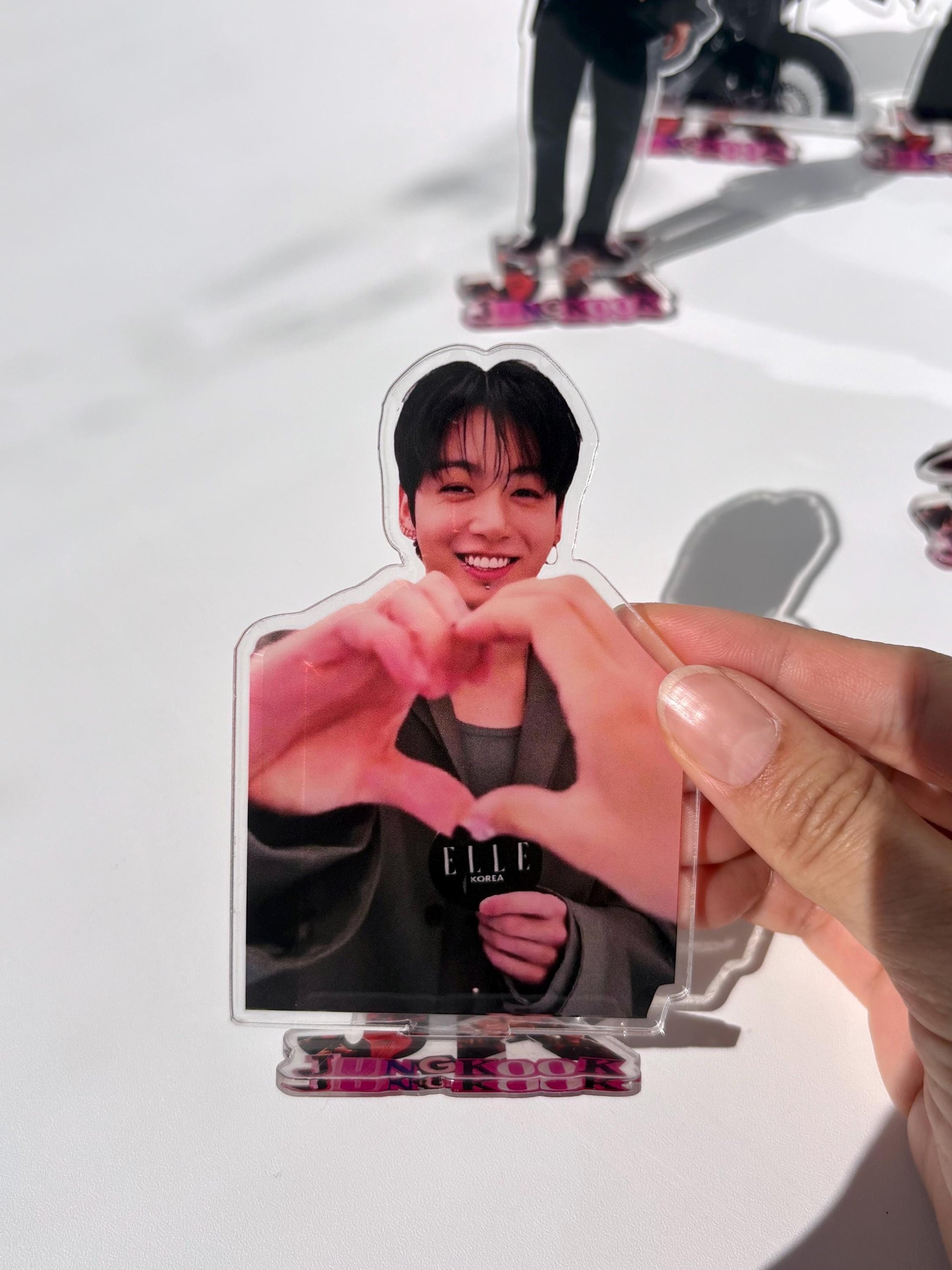 6pcs Jungkook Acrylic Standee Set: Kpop Fan Art BTS Merch