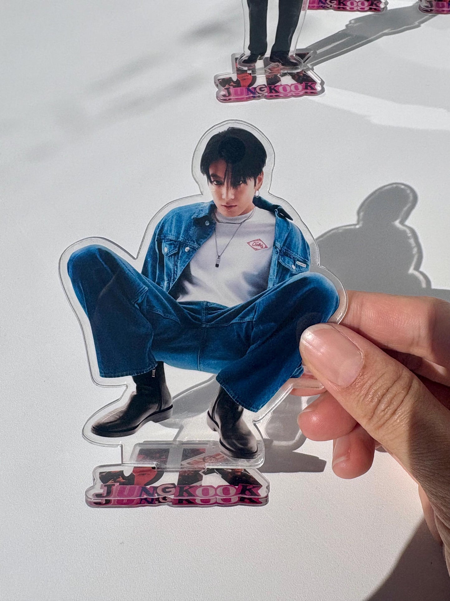 6pcs Jungkook Acrylic Standee Set: Kpop Fan Art BTS Merch