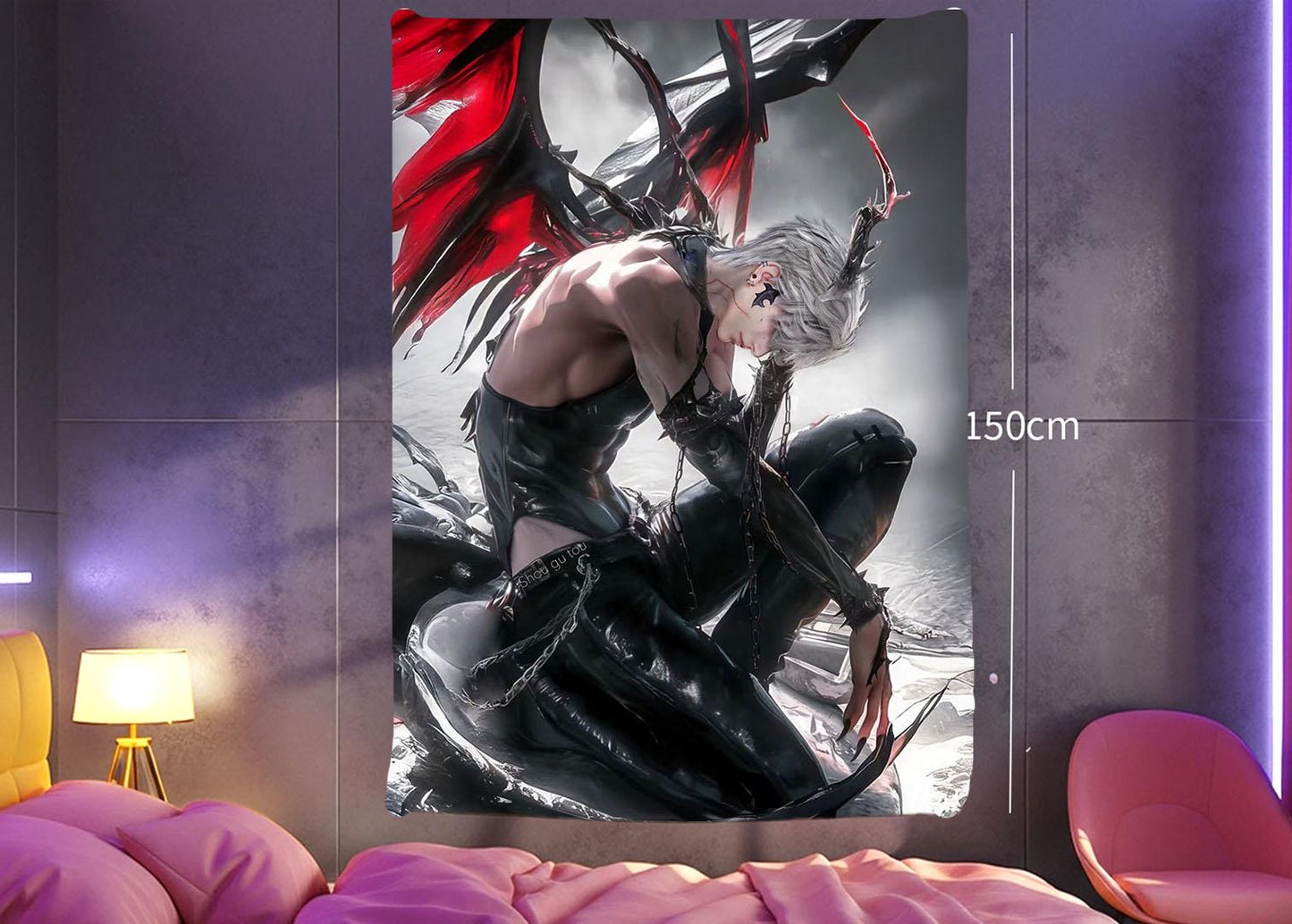 Sylus Hanging Tapestry | Love and Deepspace | Personalized Wall Art | Polyester Fabric | Ship Flag Banner