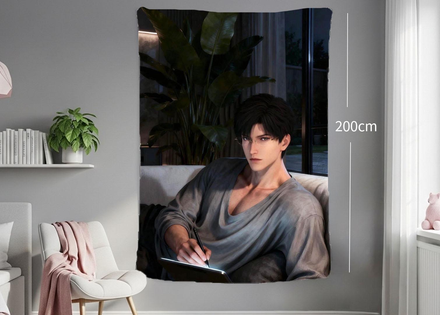 Zayne Tapestry: Love and Deepspace Wall Art, Custom Print