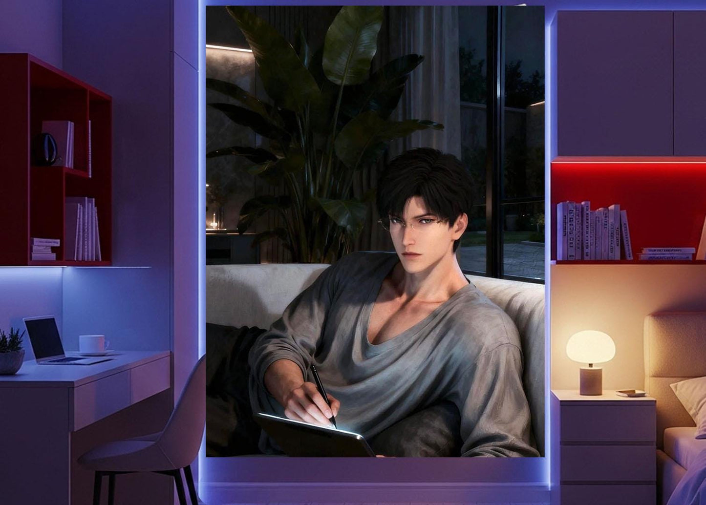 Zayne Tapestry: Love and Deepspace Wall Art, Custom Print