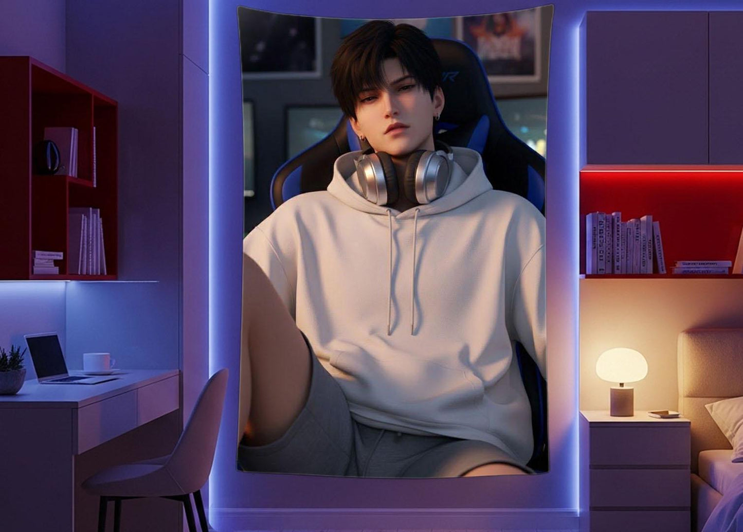 Zayne Tapestry: Love and Deepspace Wall Art, Custom Print