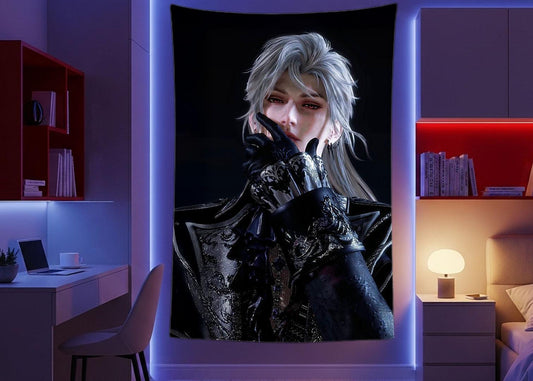 Sylus Hanging Tapestry | Love and Deepspace | Personalized Wall Art | Polyester Fabric | Ship Flag Banner