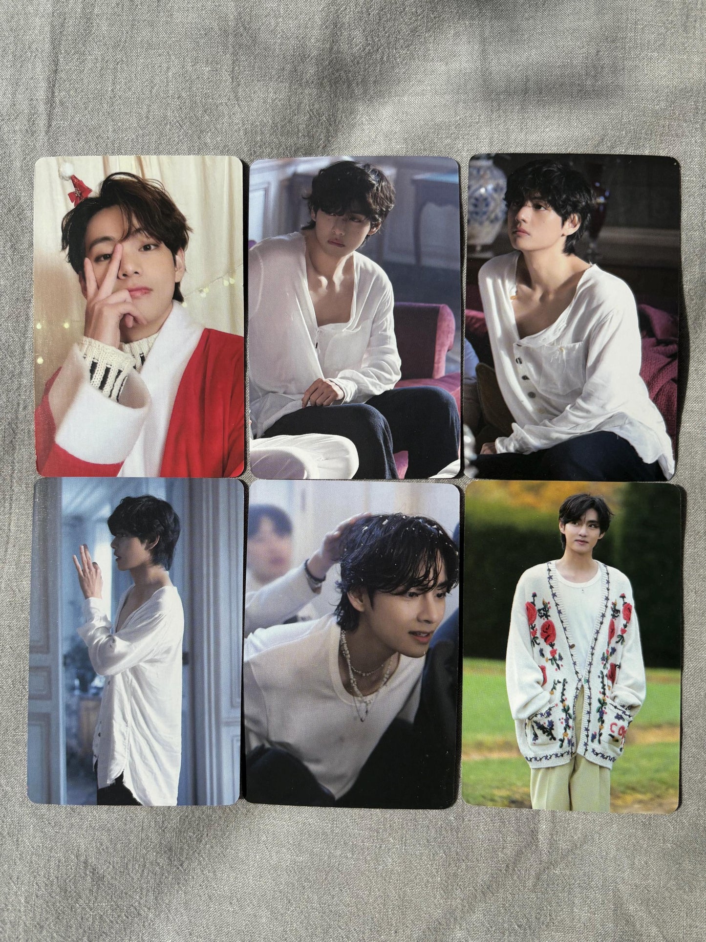 Taehyung 50pc lomo cards winter head Kpop fan made photocards BTS gift for ARMY