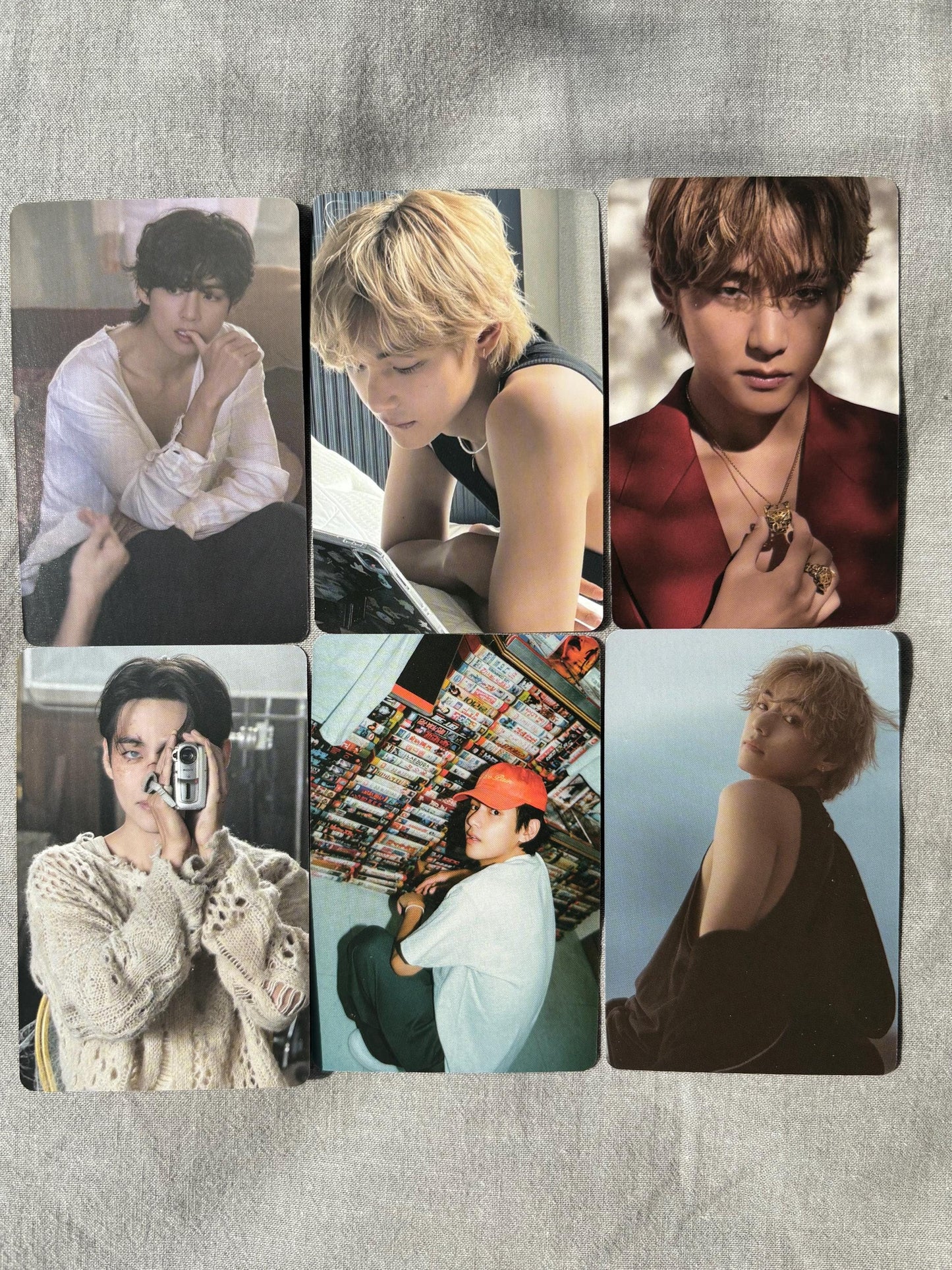 Taehyung 50pc lomo cards winter head Kpop fan made photocards BTS gift for ARMY