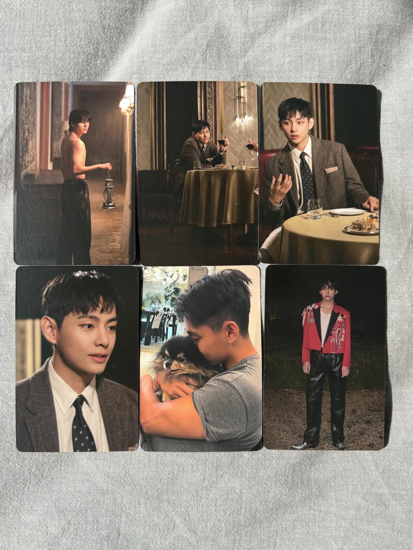 Taehyung 50pc lomo cards winter head Kpop fan made photocards BTS gift for ARMY