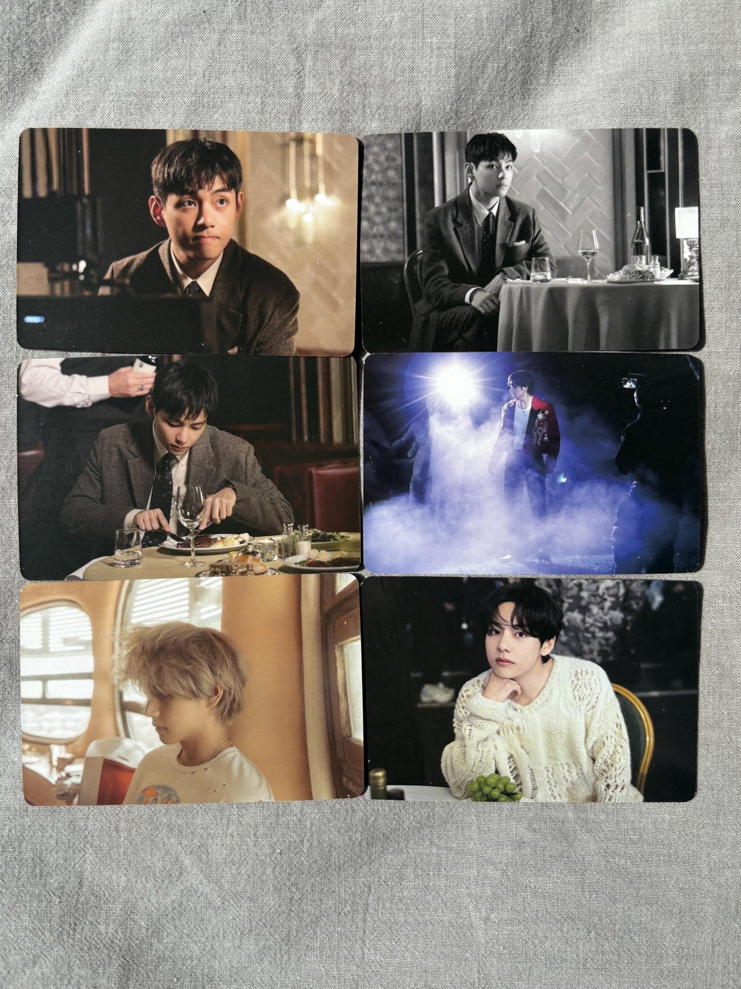 Taehyung 50pc lomo cards winter head Kpop fan made photocards BTS gift for ARMY