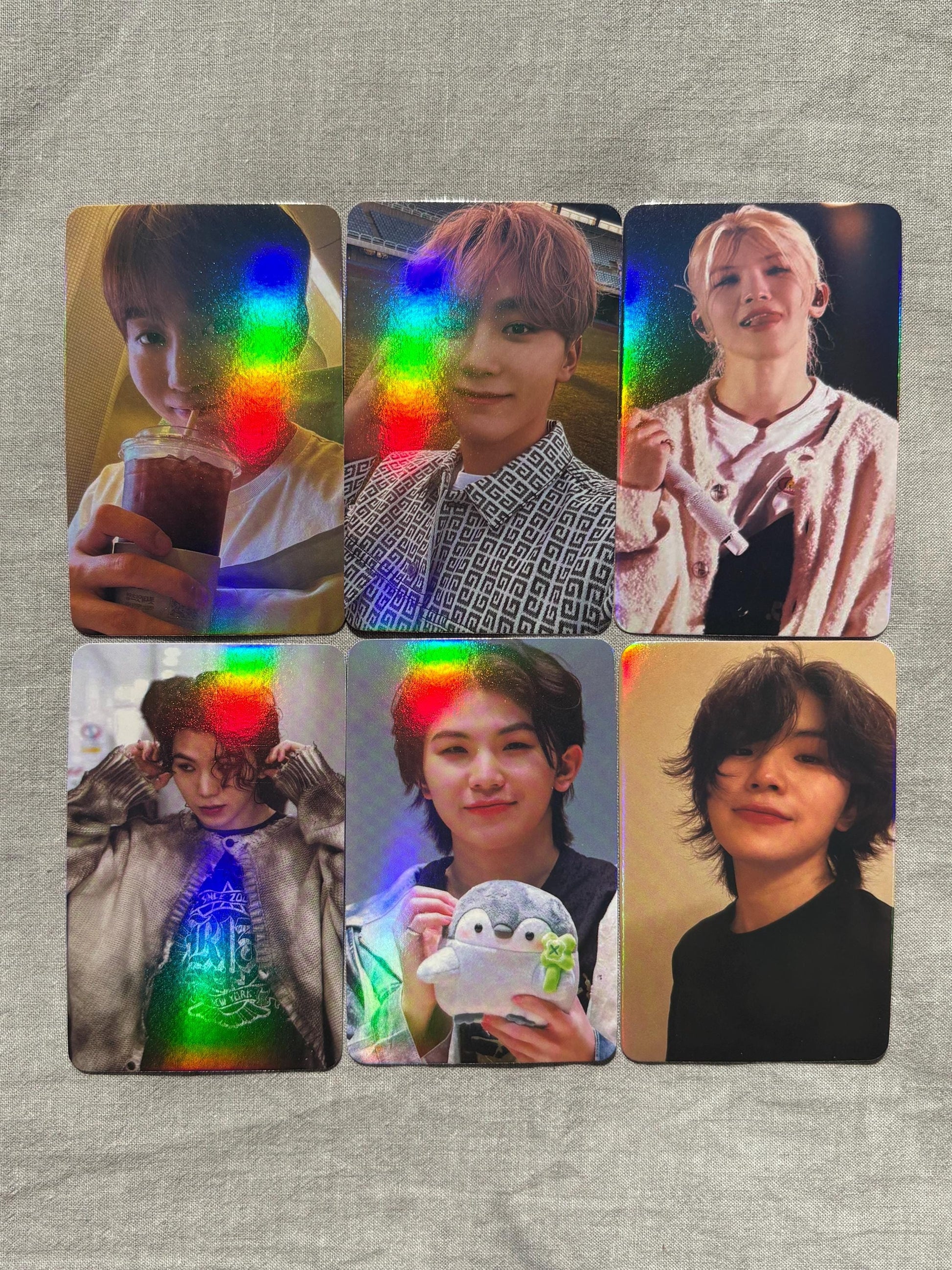 Seventeen 55pc/set Holographic Photocards SCoups Jeonghan Joshua Jun Hoshi Wonwoo Woozi DK Mingyu The8 Seungkwan Vernon Dino Kpop Lomo Card
