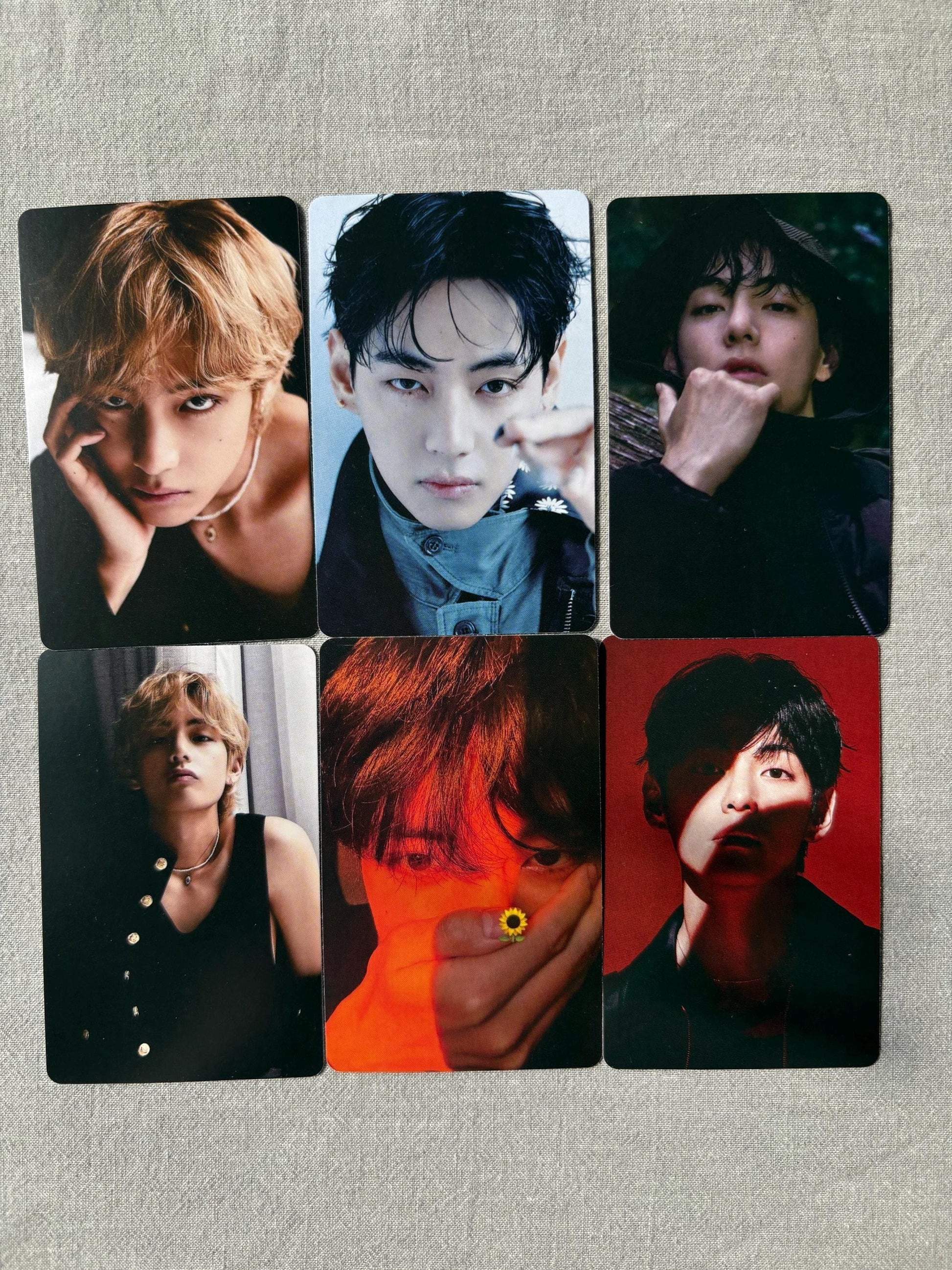 Taehyung 30pc lomo cards Kpop fan made photocards BTS gift for ARMY
