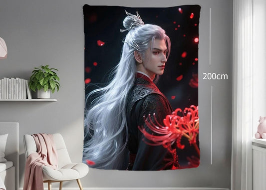 Sylus Hanging Tapestry | Love and Deepspace | Personalized Wall Art | Polyester Fabric | Ship Flag Banner