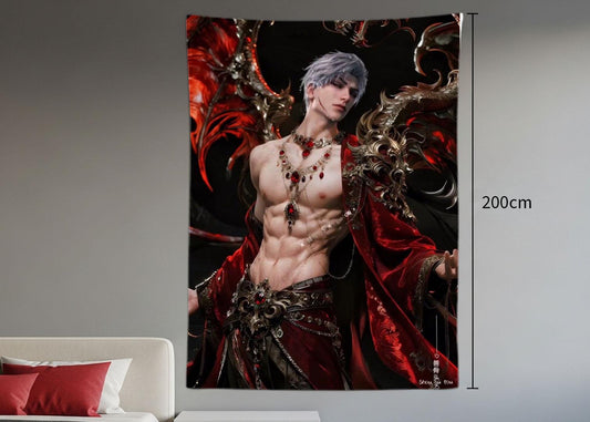 Sylus Hanging Tapestry | Love and Deepspace | Personalized Wall Art | Polyester Fabric | Ship Flag Banner