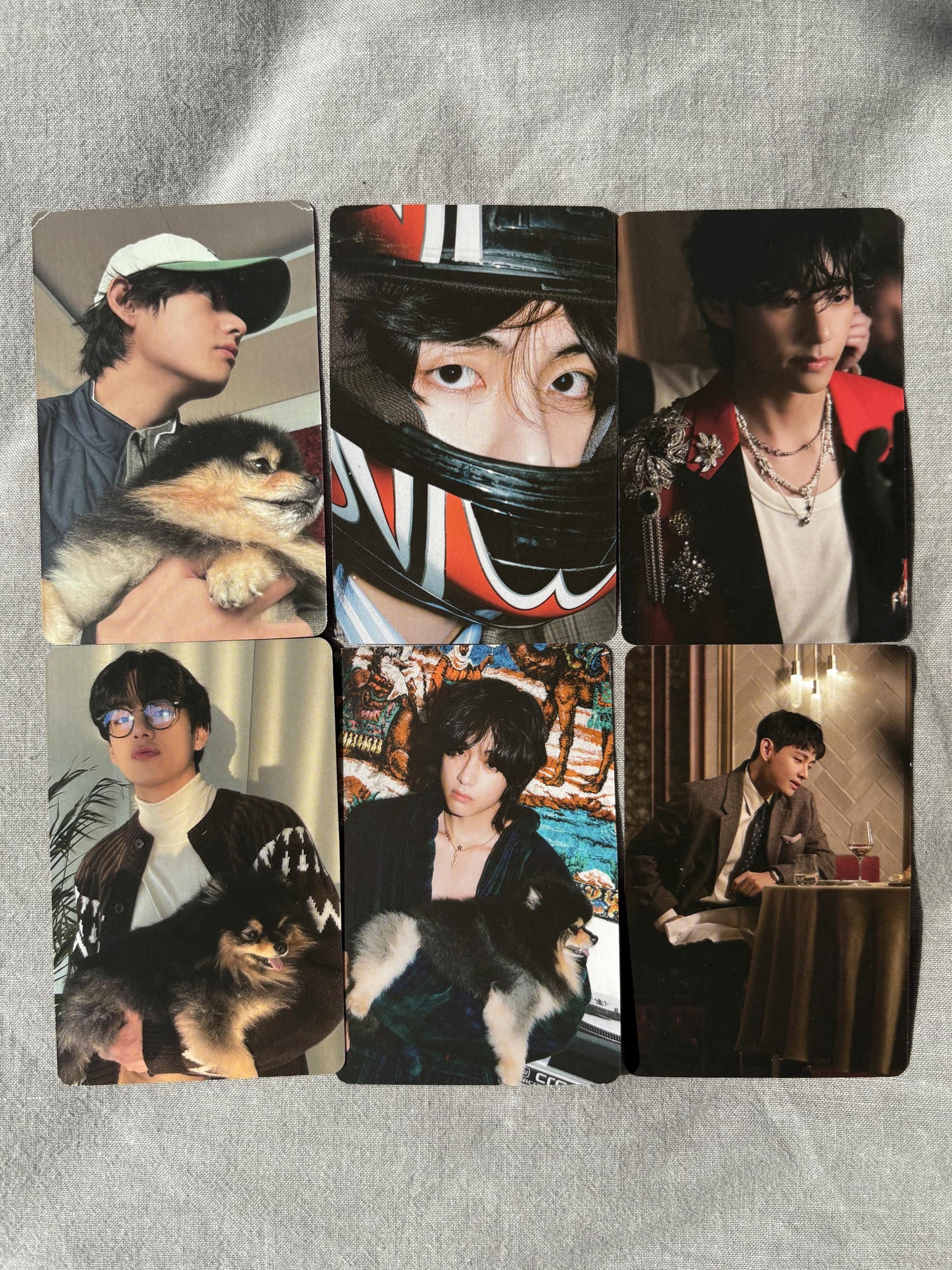 Taehyung 50pc lomo cards winter head Kpop fan made photocards BTS gift for ARMY