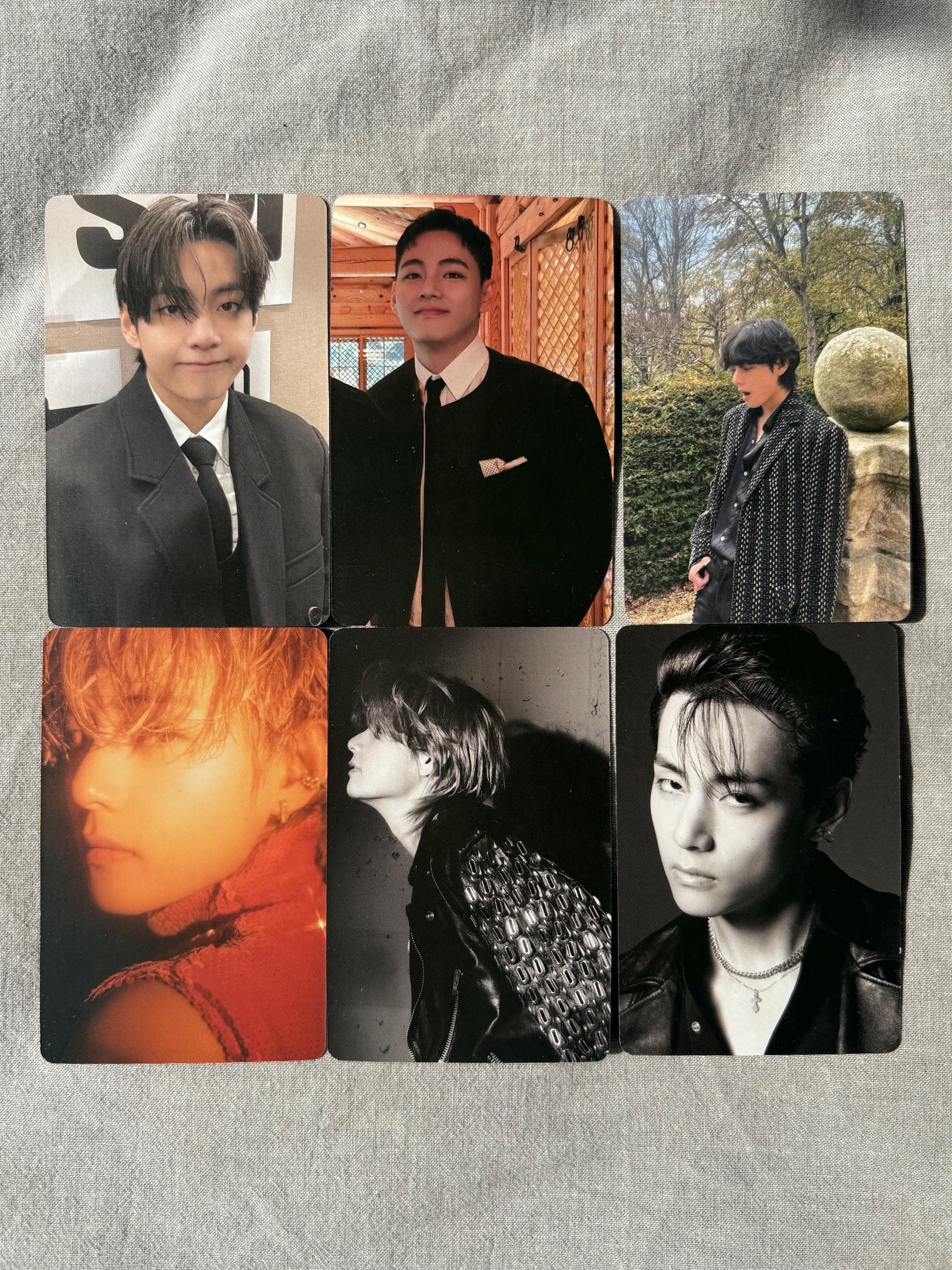 Taehyung 50pc lomo cards winter head Kpop fan made photocards BTS gift for ARMY