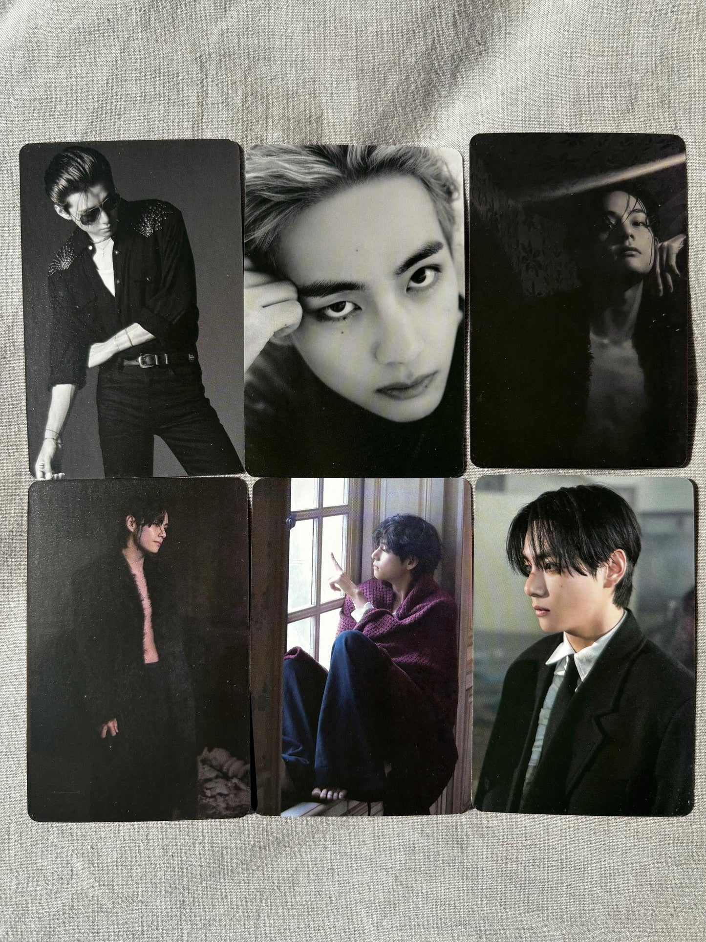 Taehyung 50pc lomo cards winter head Kpop fan made photocards BTS gift for ARMY