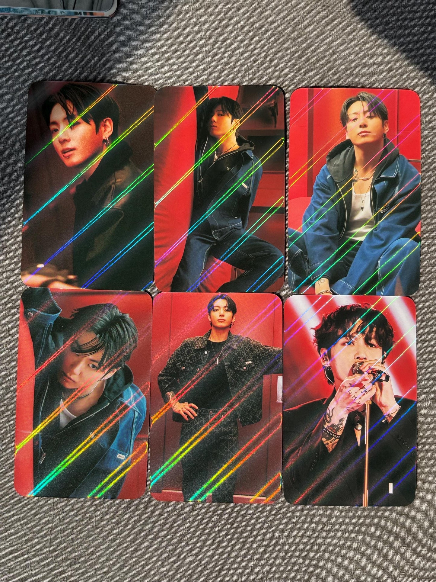 Jungkook 55pc holographic cards BTS Army gift