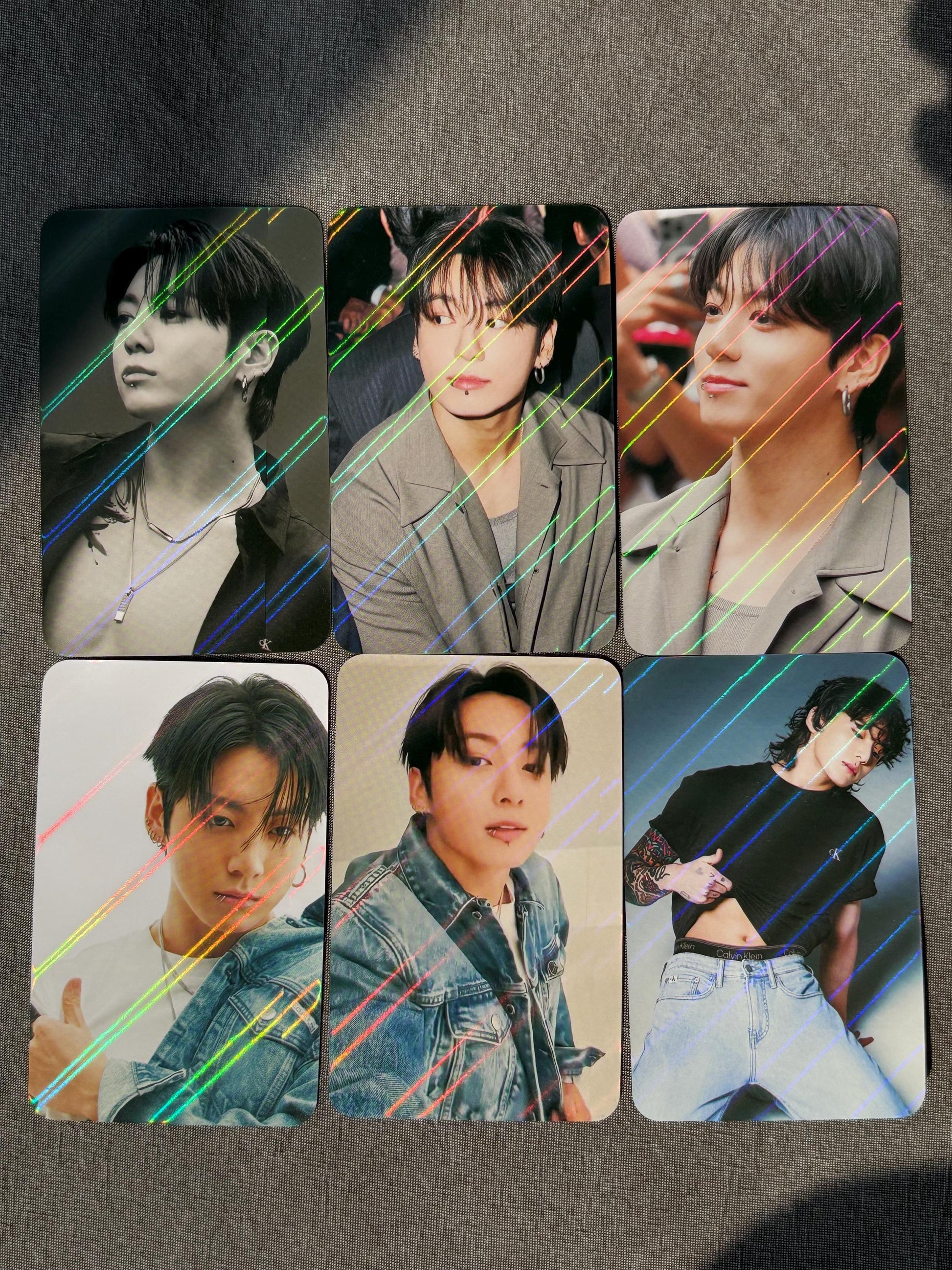 Jungkook 55pc holographic cards BTS Army gift