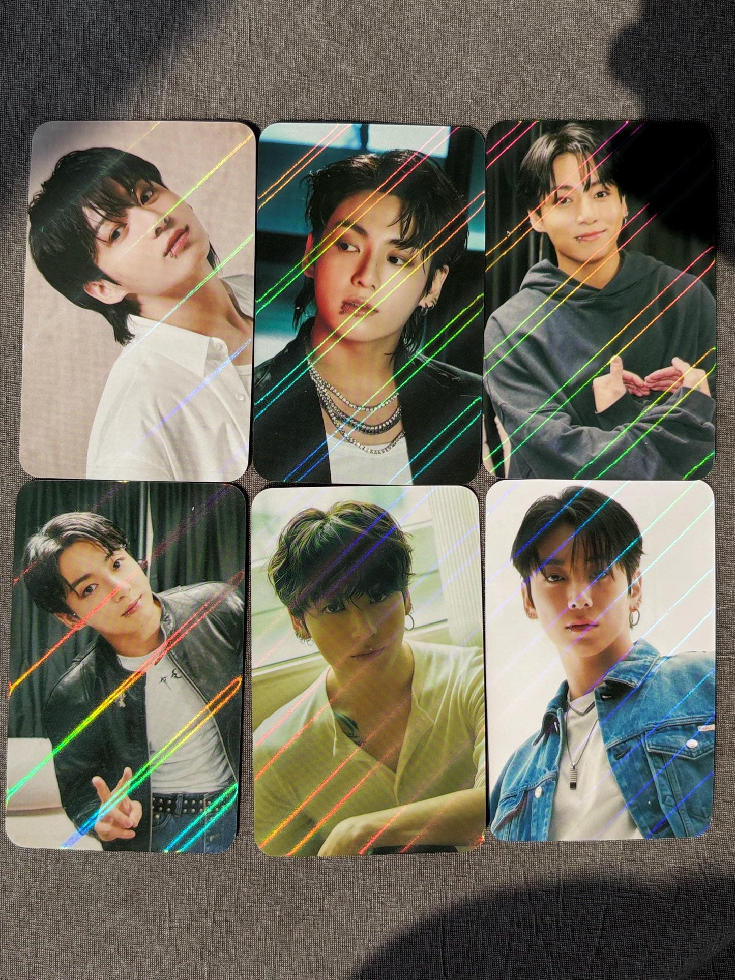 Jungkook 55pc holographic cards BTS Army gift