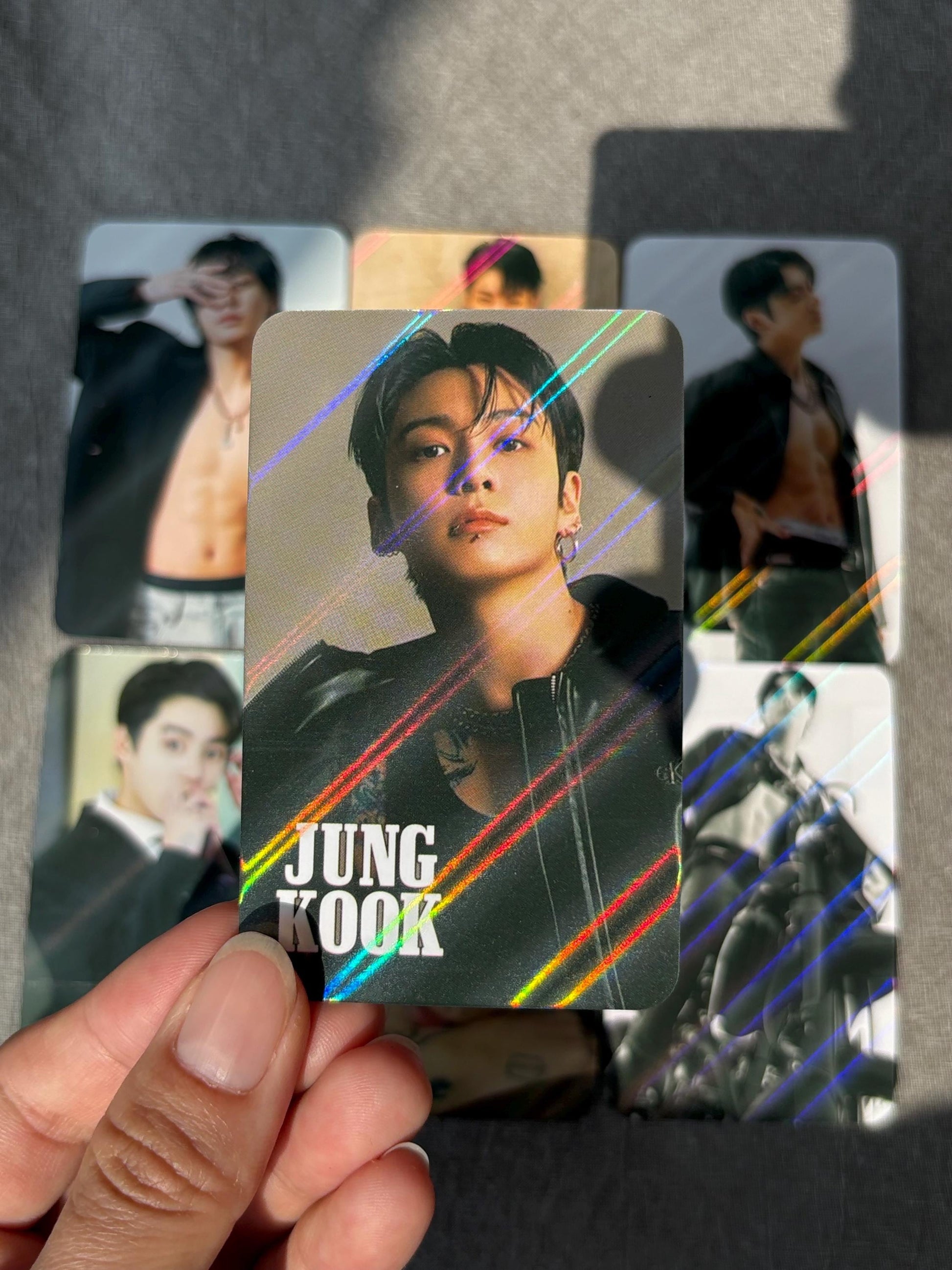 Jungkook 55pc holographic cards BTS Army gift
