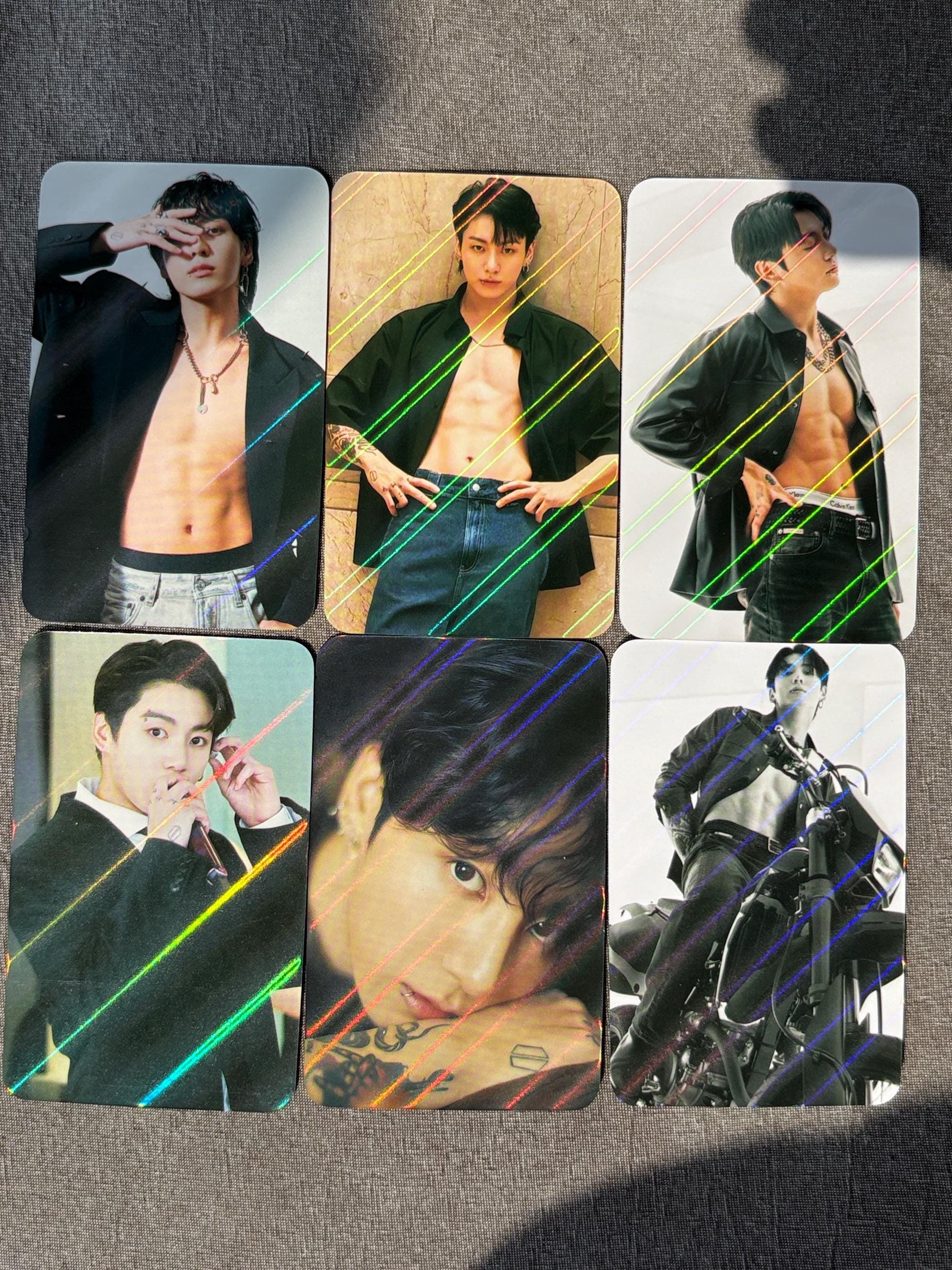 Jungkook 55pc holographic cards BTS Army gift